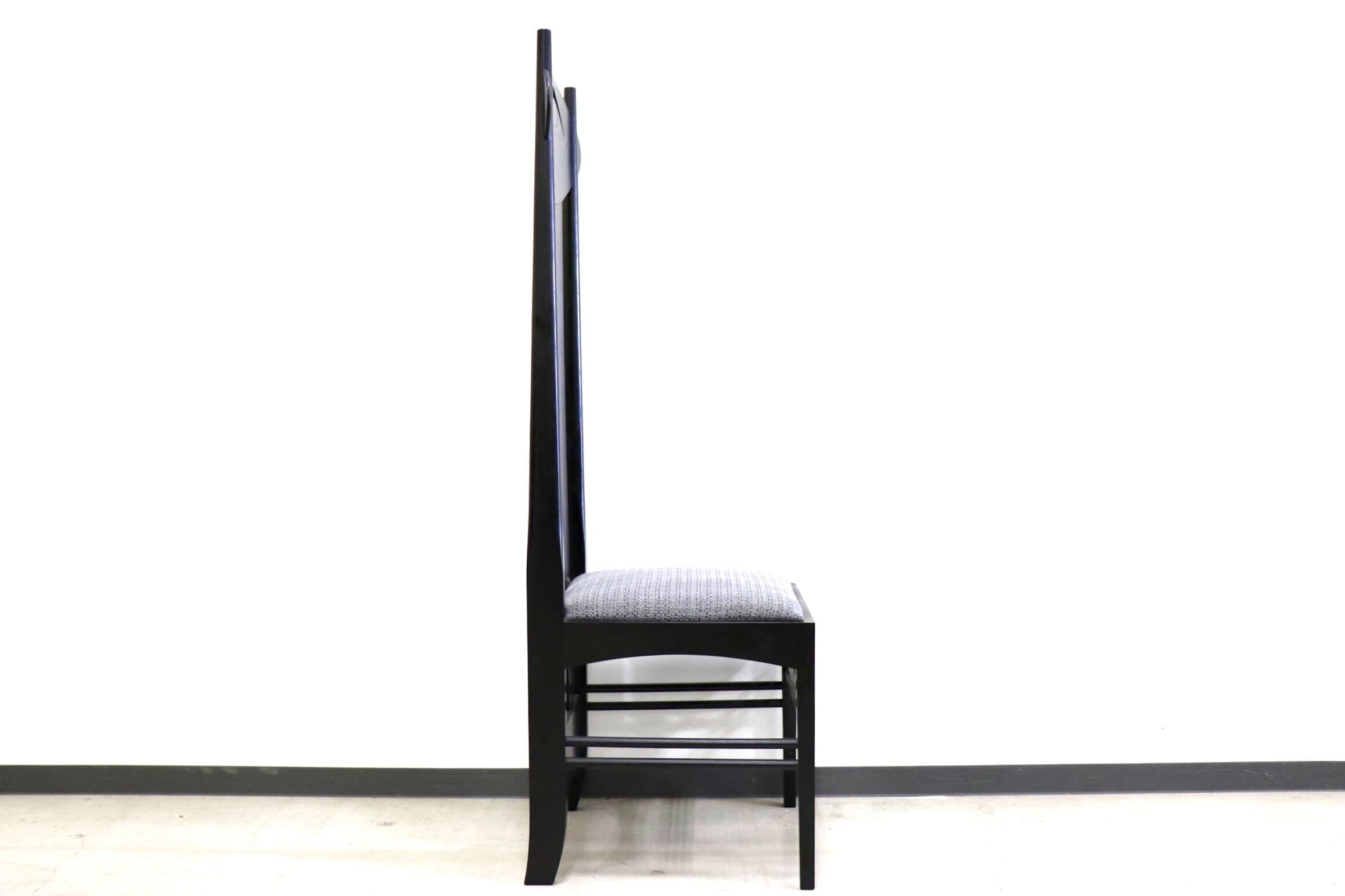 GMGK33○Cassina / カッシーナ 302 ARGYLE アーガイル ハイバックチェア チャールズ・レニー・マッキントッシュ モダン 定価約31万 展示品