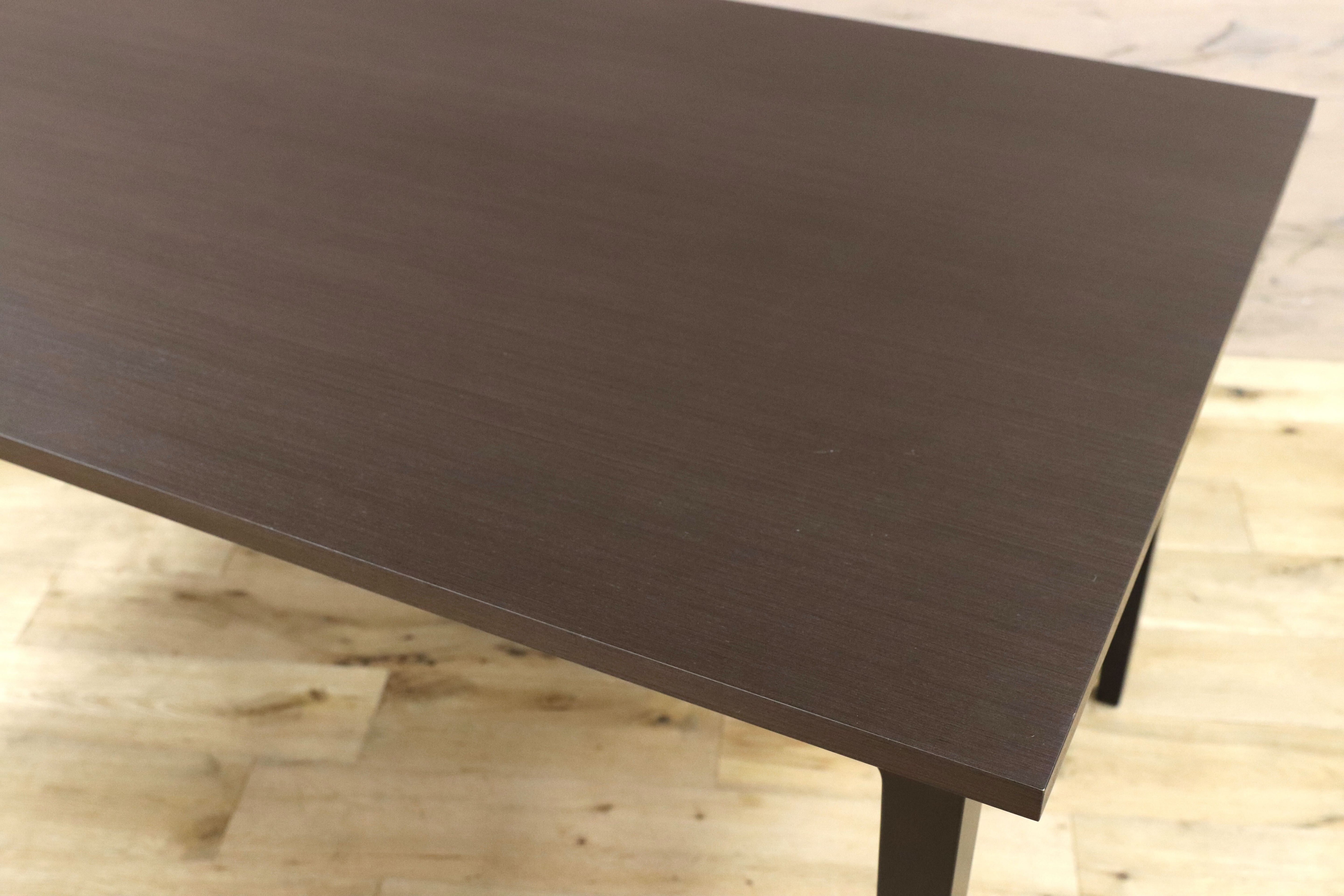 GMHH398○HUKLA フクラ TDS ダイニングテーブル 食卓テーブル 定価34.1万 ブラウン モデルルーム展示品