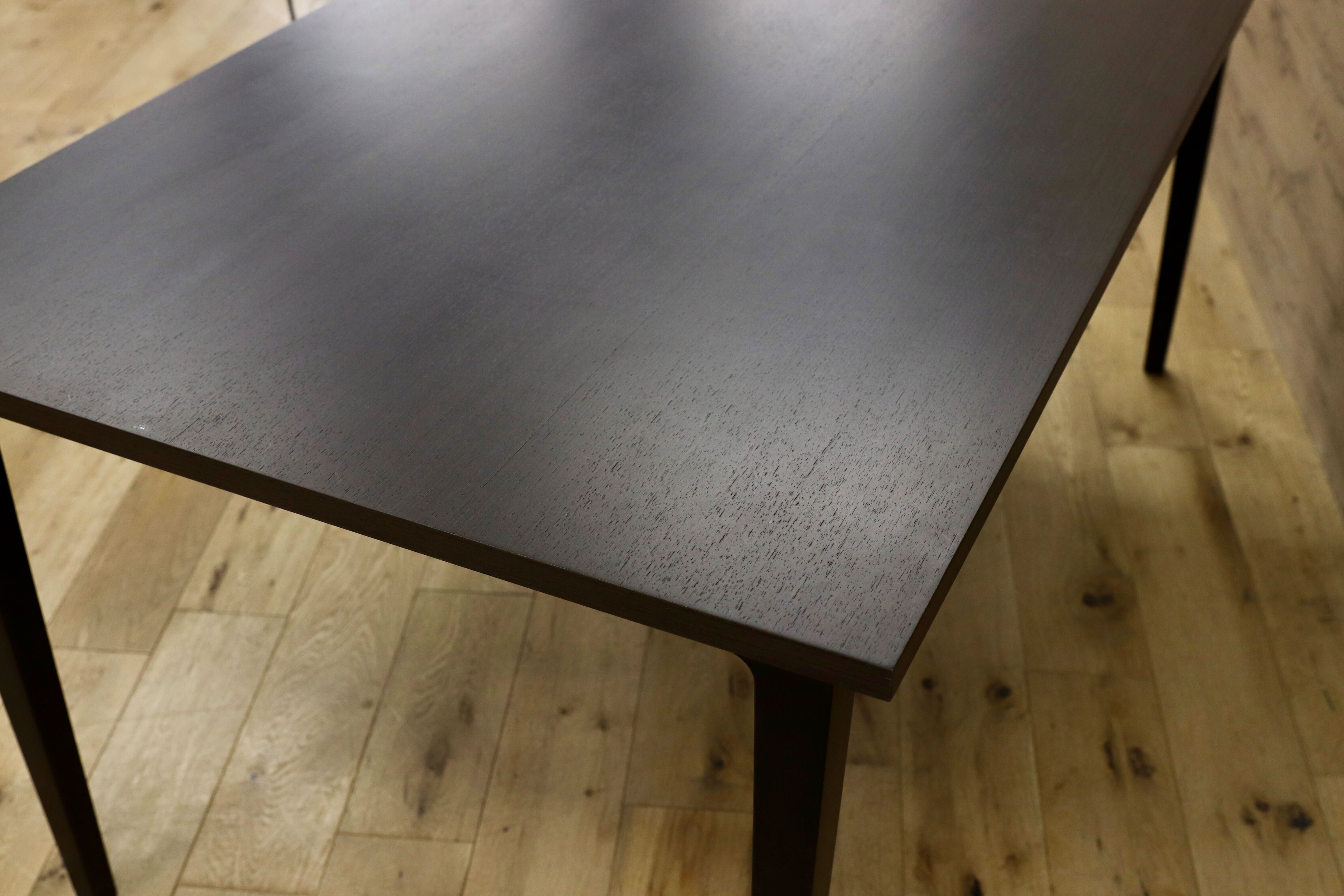 GMHH398○HUKLA フクラ TDS ダイニングテーブル 食卓テーブル 定価34.1万 ブラウン モデルルーム展示品