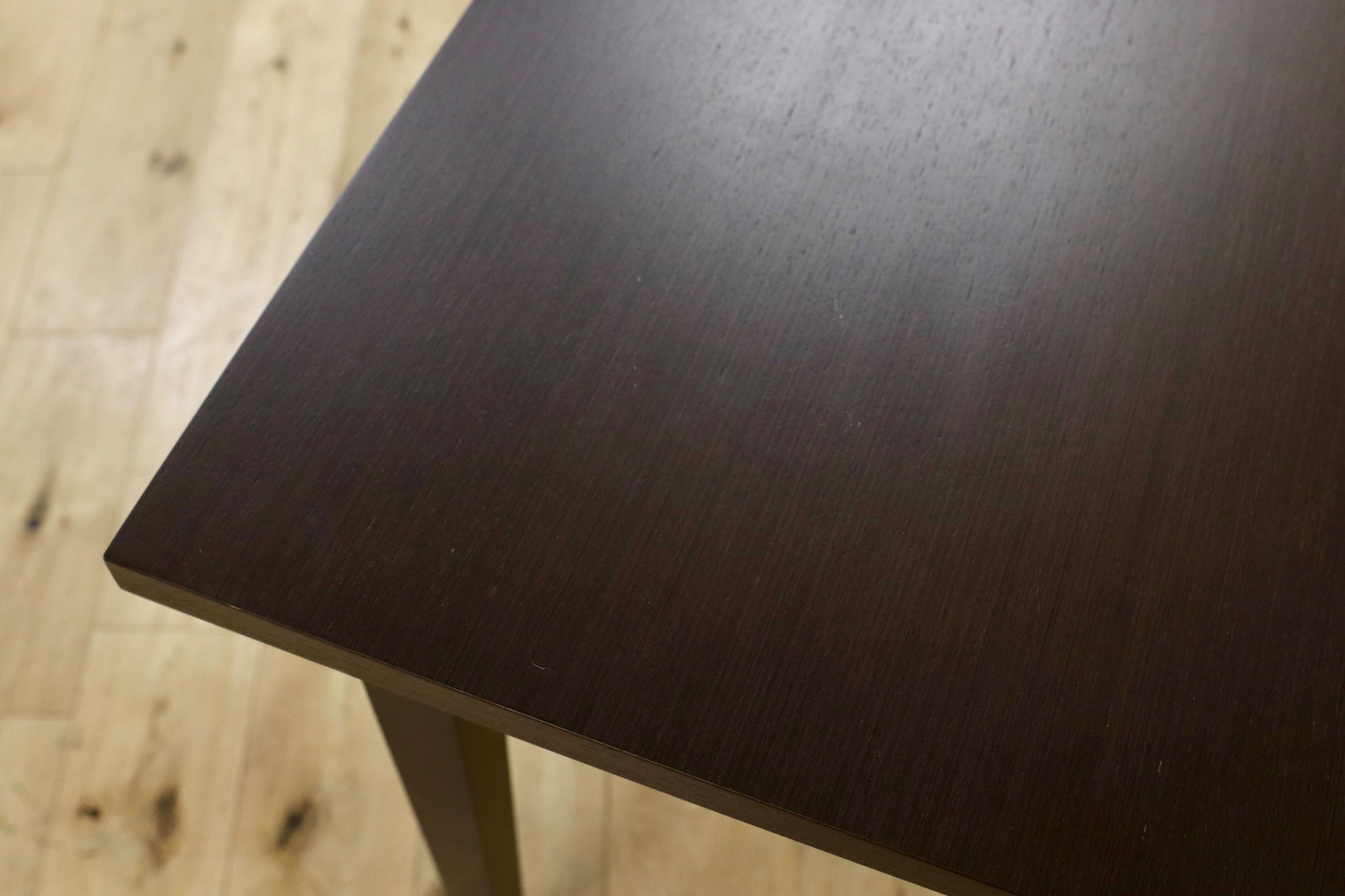 GMHH398○HUKLA フクラ TDS ダイニングテーブル 食卓テーブル 定価34.1万 ブラウン モデルルーム展示品