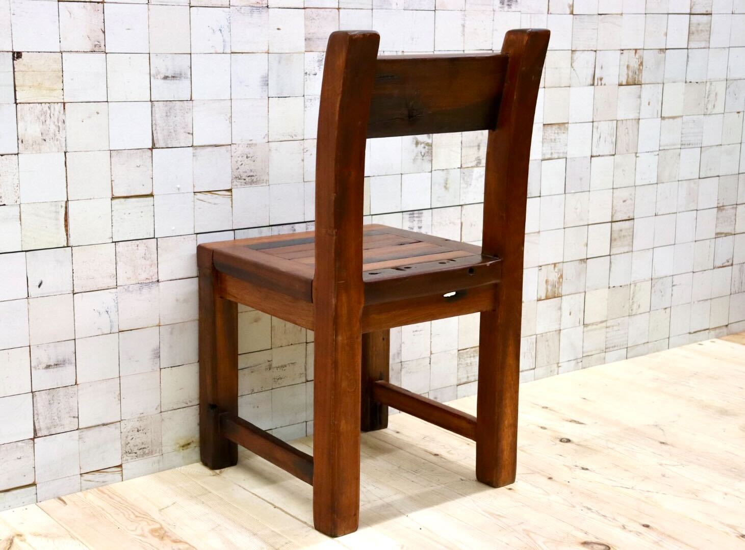 GMGK425C○アカシア 無垢材 サイドチェア ダイニングチェア 椅子 アジアン 民芸家具 ヴィンテージ リゾート バリ チェア