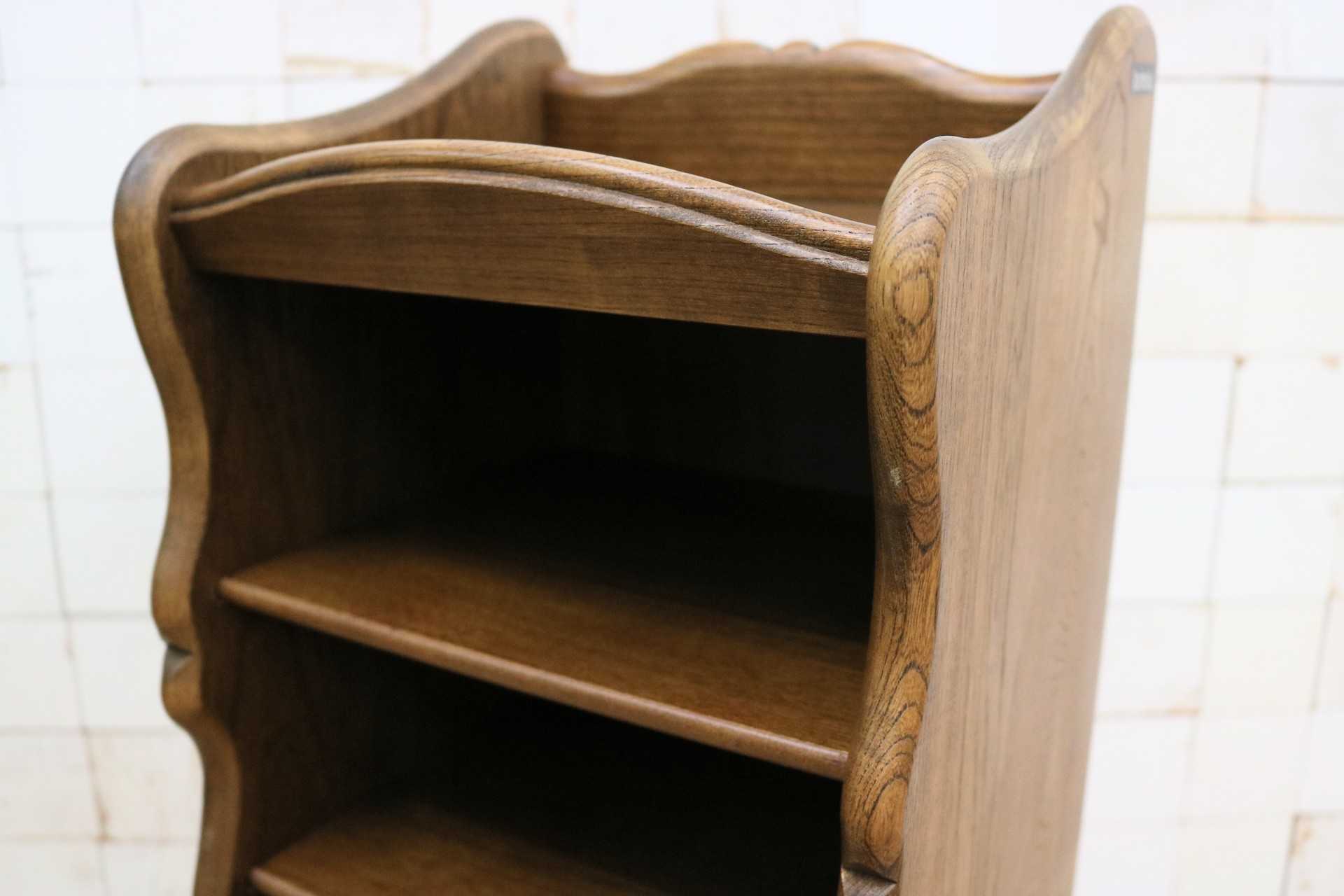 GMIK380◯karimoku / カリモク スリッパラック シューズラック 収納ラック 玄関収納 5段 スリッパ立て 収納棚 飾り棚 レトロ 国産家具