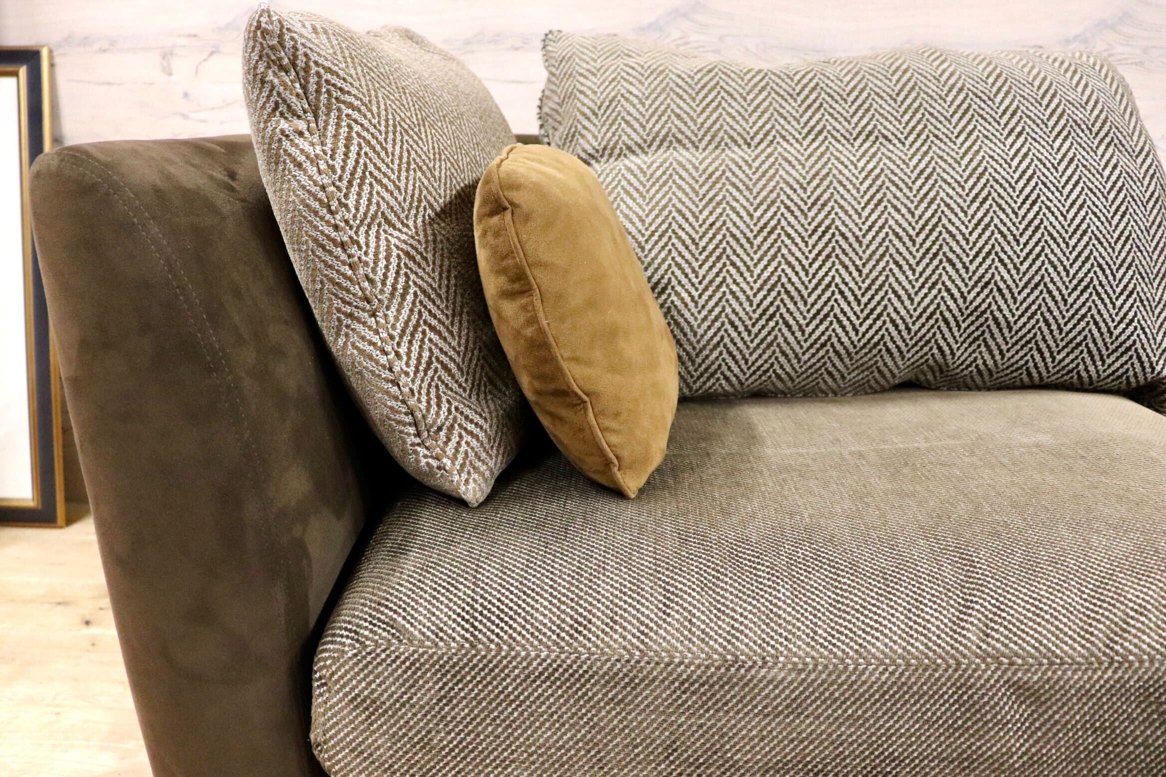 GMHH181○arflex / アルフレックス A SOFA エーソファ 2人掛けソファ ラブソファ セパレート ファブリック イタリアモダン 定価約50万