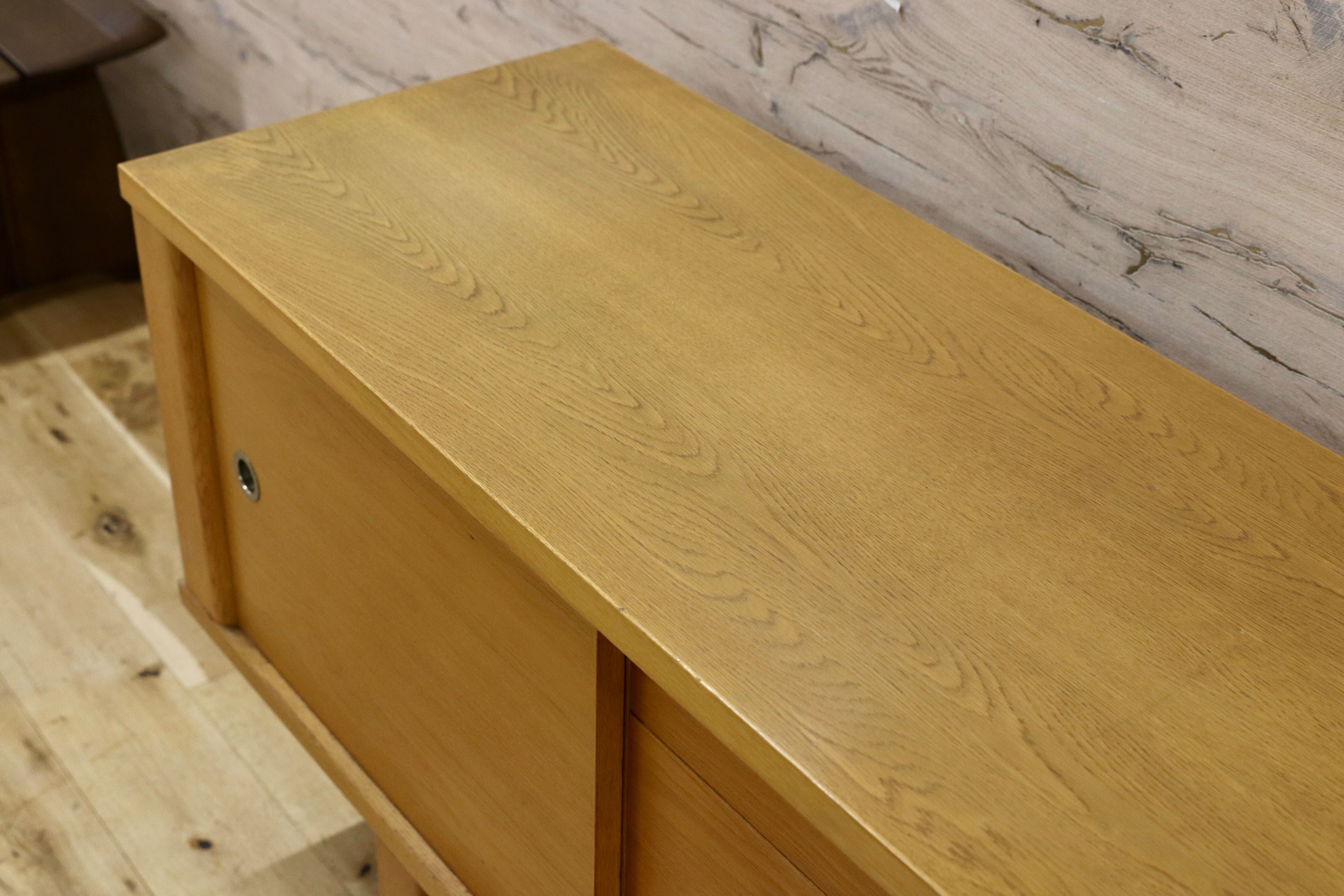 GMHH402○YAMAHA / ヤマハ 国産ヴィンテージ 超レア サイドボード リビングボード オーク材 北欧スタイル アンティーク