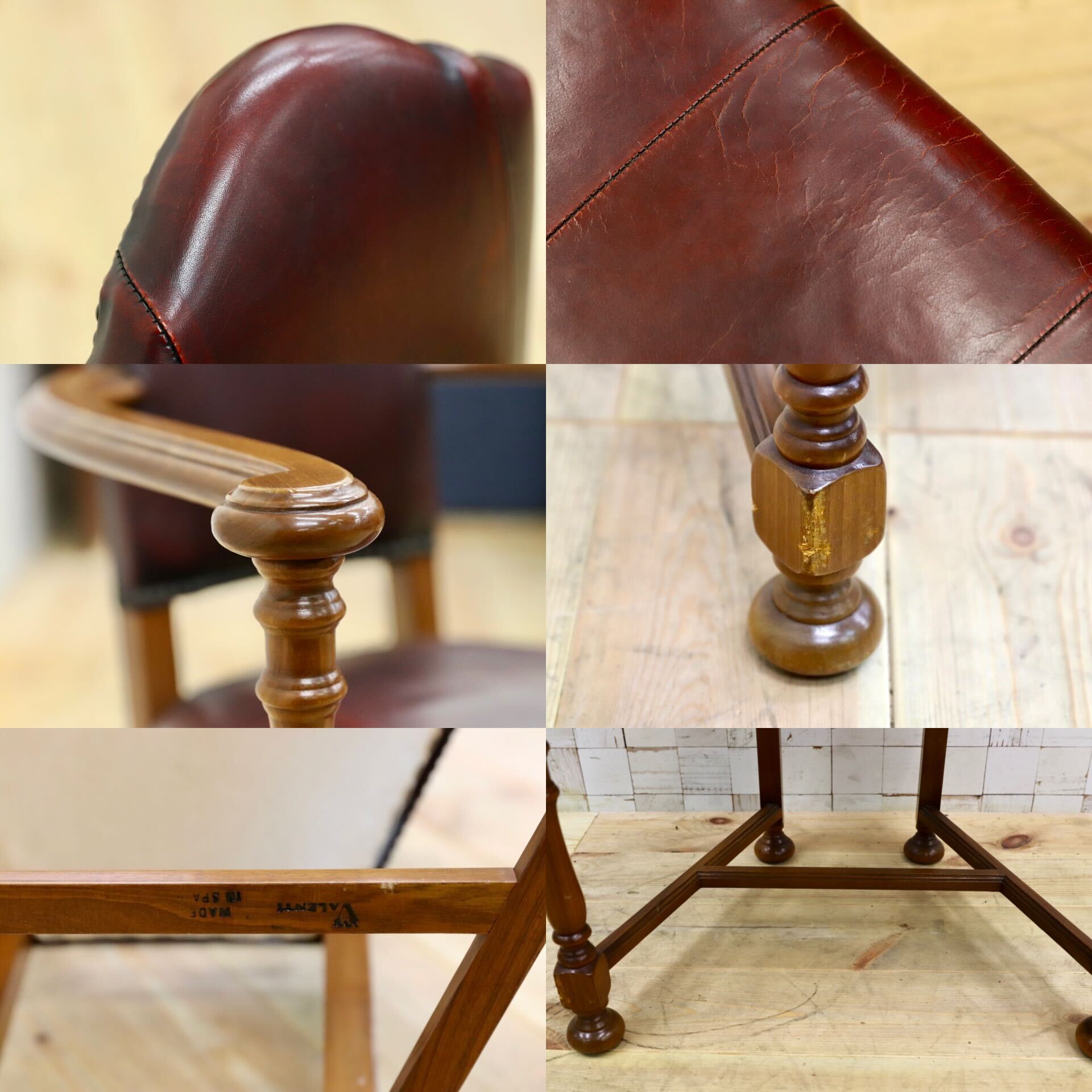 GMHO102B○VARO.S.A. VALENTI / バロッサバレンティ カクトワール アームチェア ダイニングチェア 椅子 スペイン最高峰 約21万 在庫品