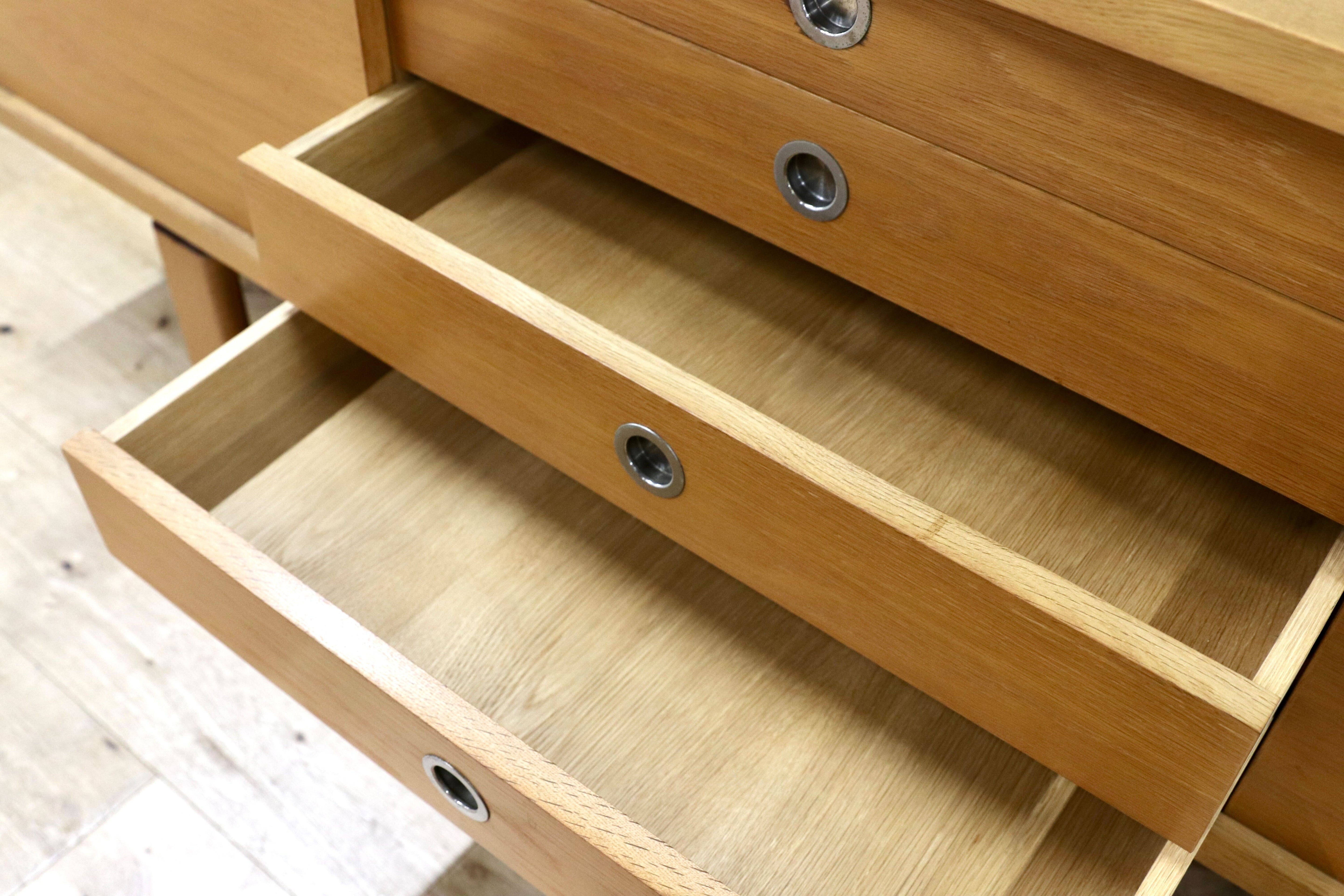 GMHH402○YAMAHA / ヤマハ 国産ヴィンテージ 超レア サイドボード リビングボード オーク材 北欧スタイル アンティーク