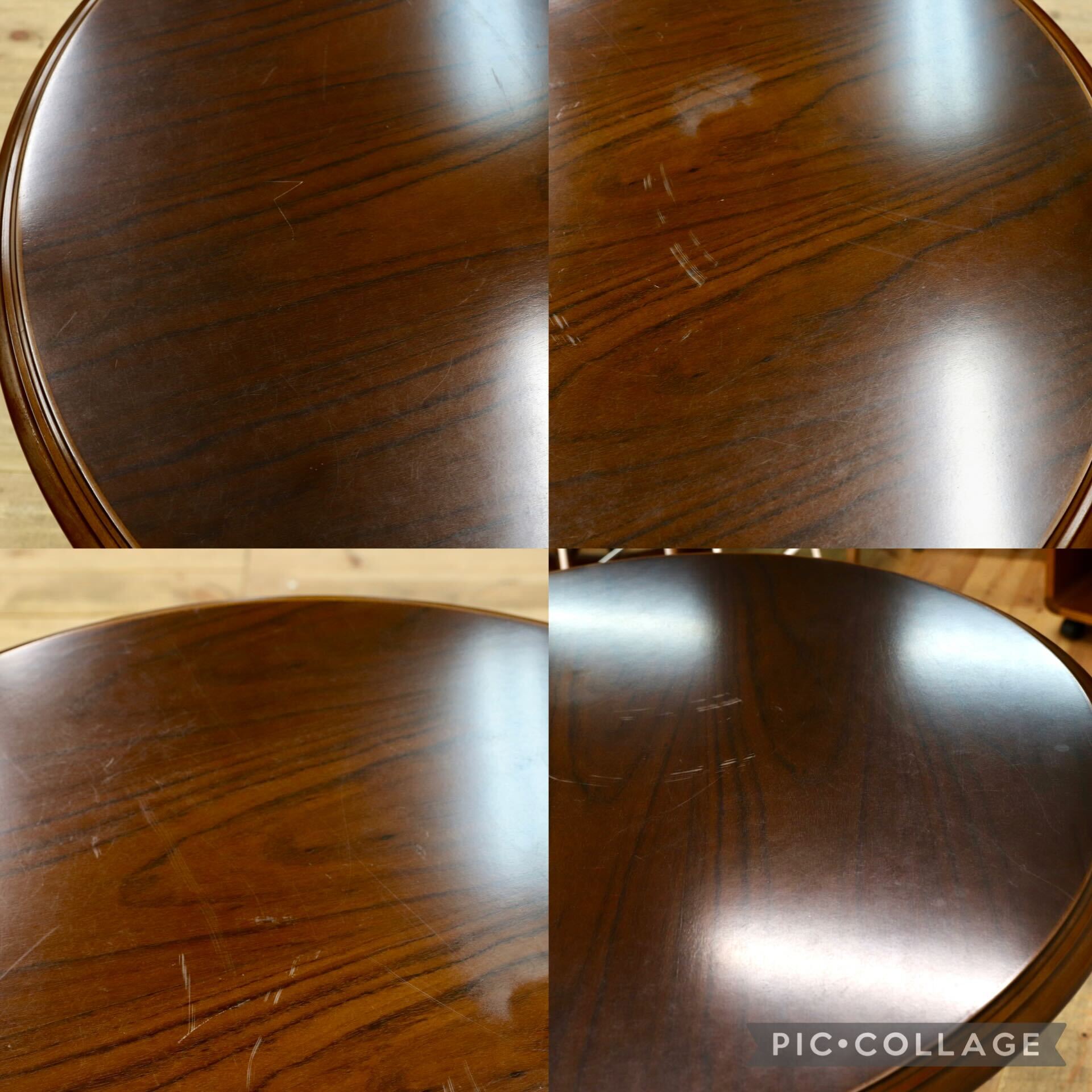 GMIK598○karimoku / カリモク コロニアル ラウンドテーブル 丸テーブル ダイニングテーブル 食卓テーブル クラシック アンティーク レトロ