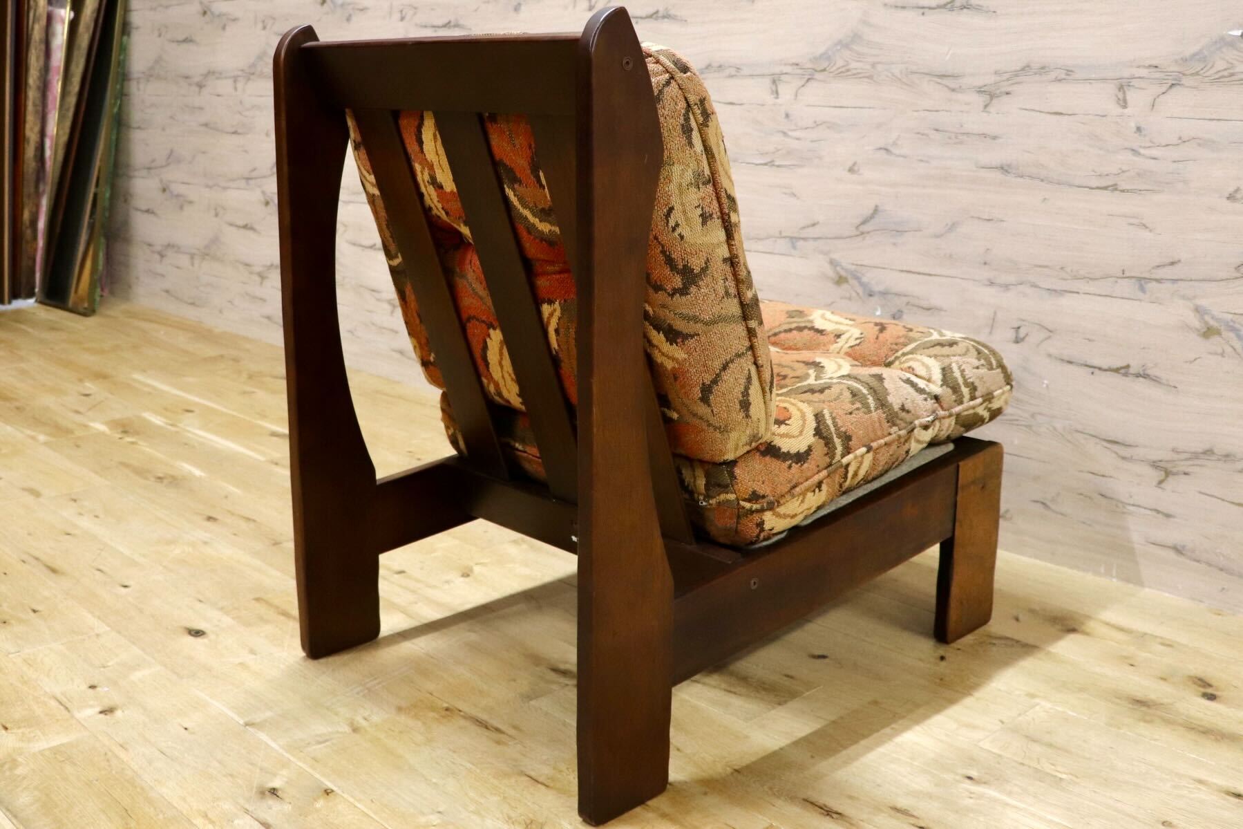 GMHK753○karimoku / カリモク シングルソファ 1人掛けソファ ラウンジチェア 椅子 クラシック ファブリック