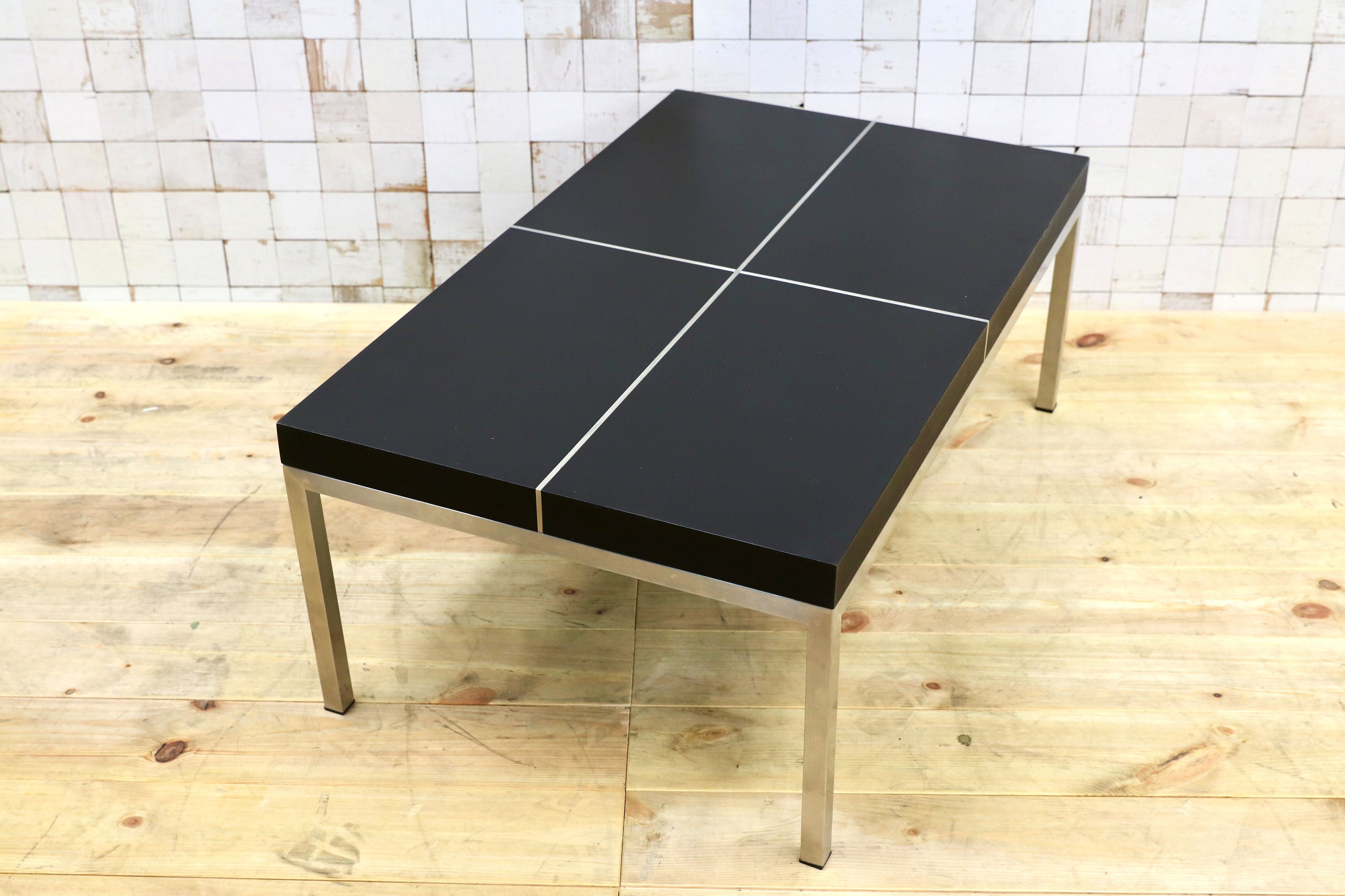 GMHK645○ND style / 野田産業 センターテーブル リビングテーブル 木製 黒 ブラック スタイリッシュモダン モデルルーム展示品