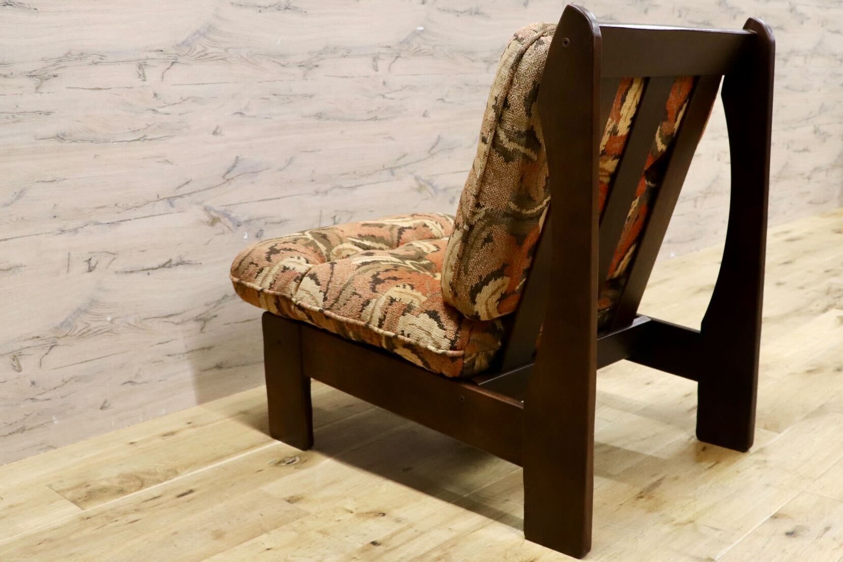 GMHK753○karimoku / カリモク シングルソファ 1人掛けソファ ラウンジチェア 椅子 クラシック ファブリック