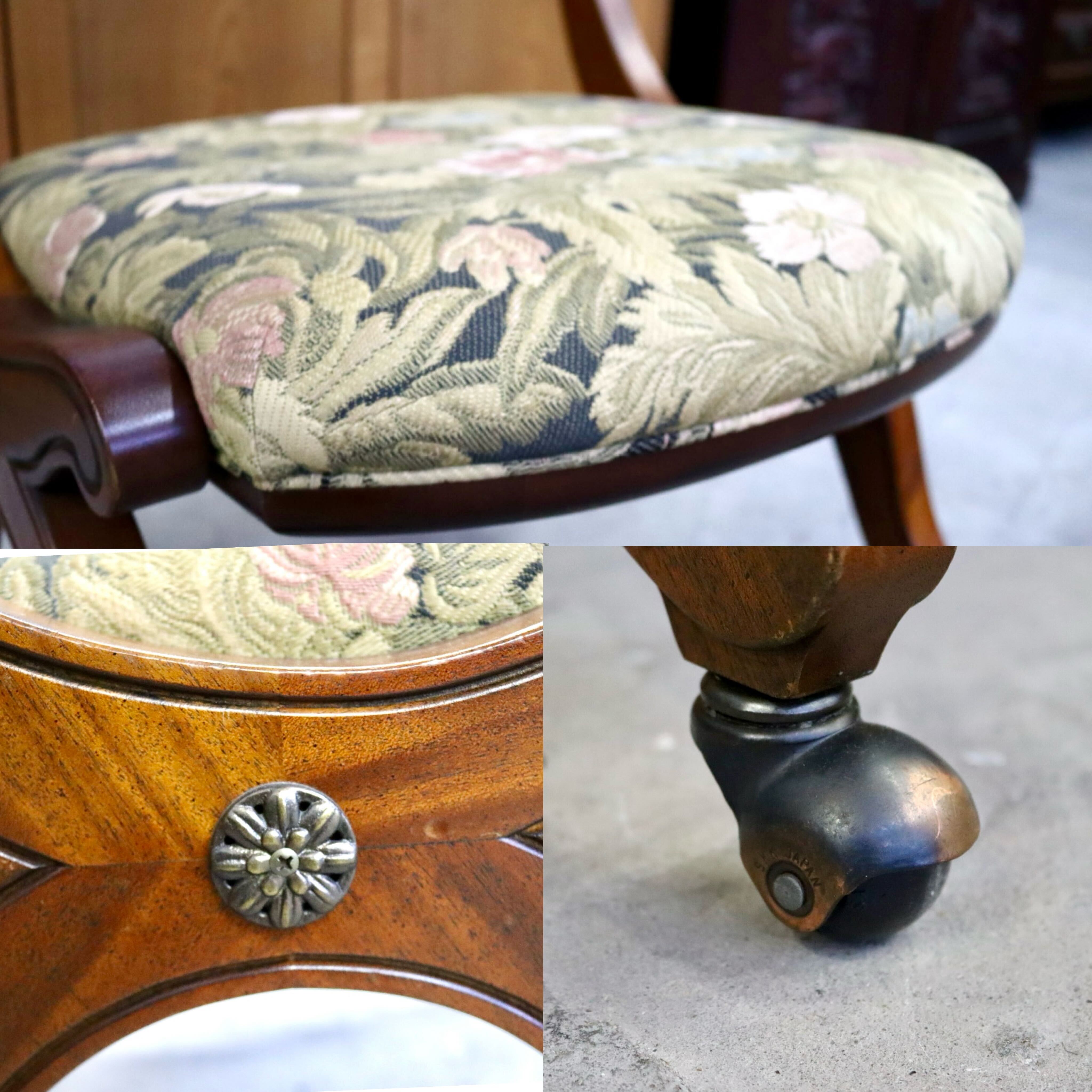 GMIK674A○DREXEL HERITAGE / ドレクセルヘリテイジ エスペラント ダイニングチェア 椅子 キャスター ヴィンテージ クラシック 定価約21万