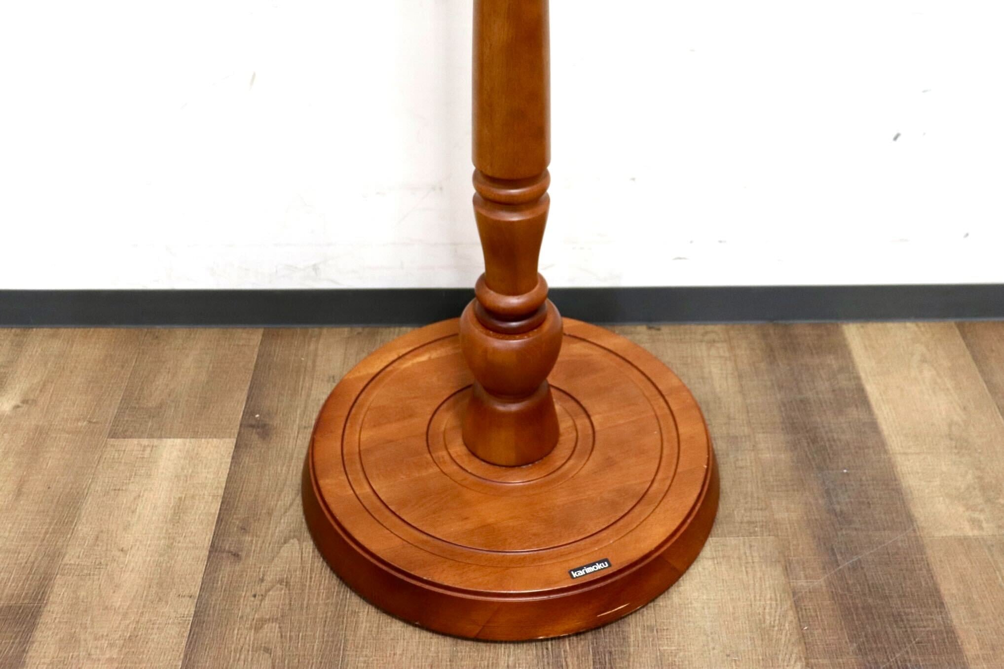 GMHK756○karimoku / カリモク コートハンガー ポールハンガー 帽子掛け ハンガーラック カントリー レトロ 国産家具