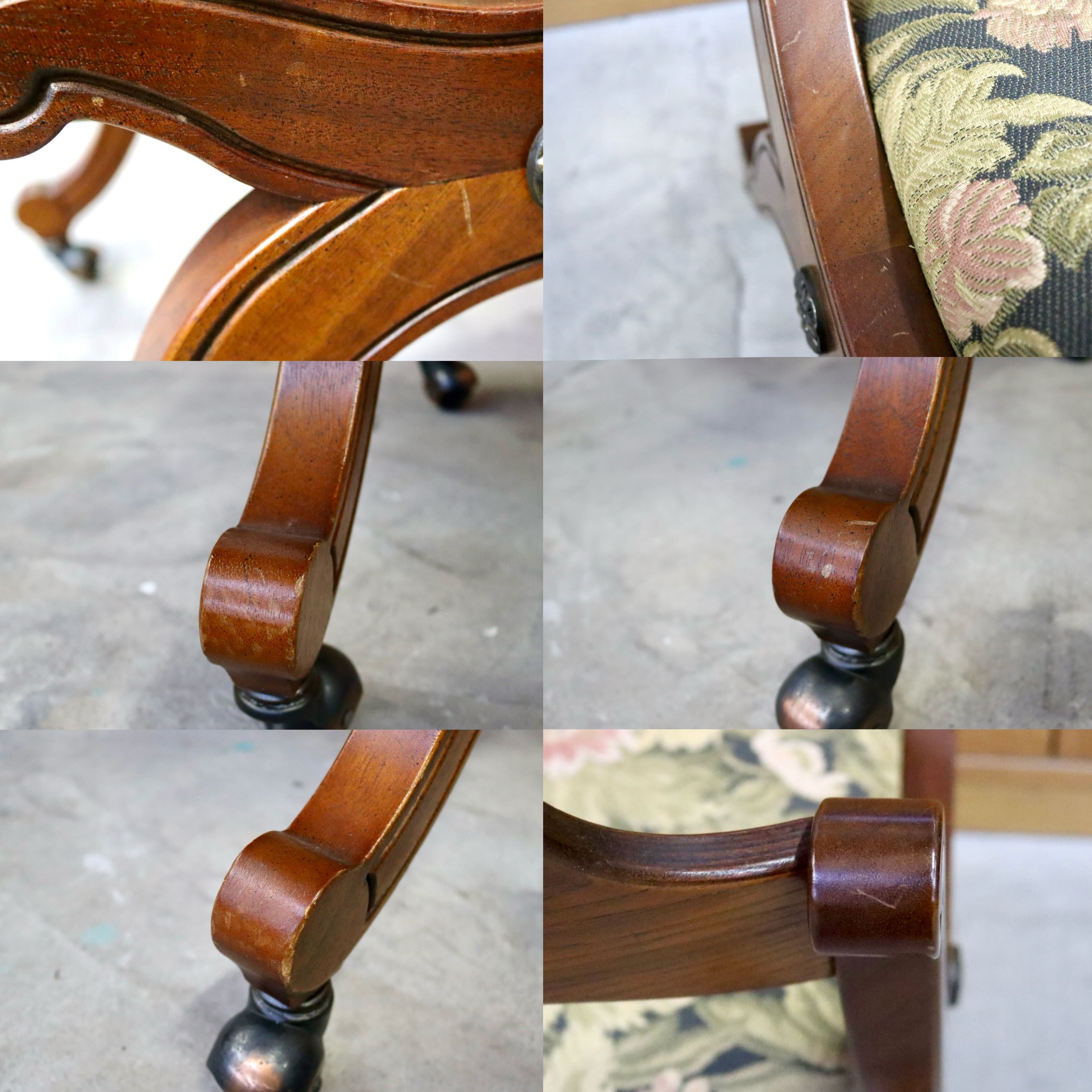 GMIK674A○DREXEL HERITAGE / ドレクセルヘリテイジ エスペラント ダイニングチェア 椅子 キャスター ヴィンテージ クラシック 定価約21万