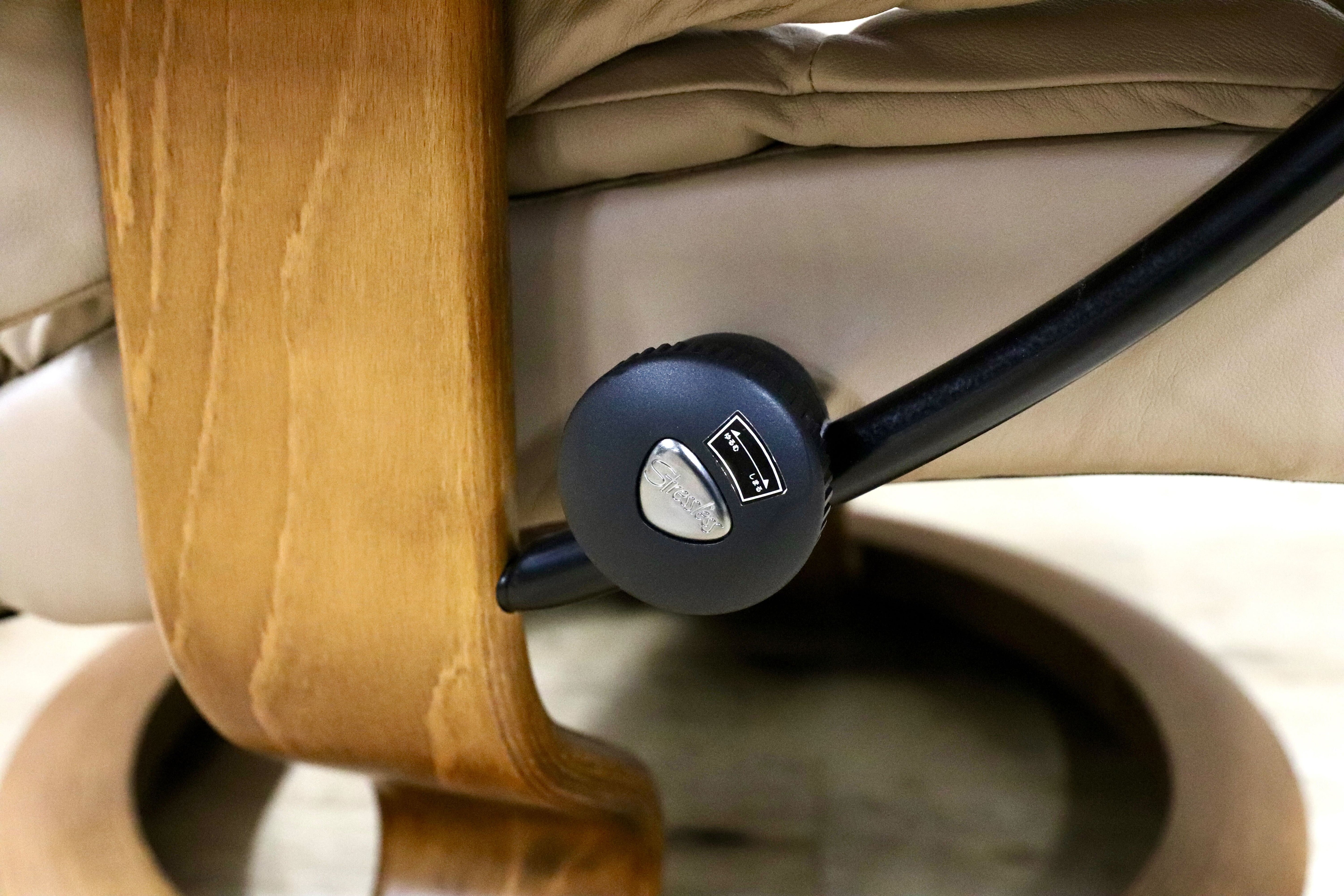 GMIK797B○EKORNES / エコーネス RENO レノ パーソナルチェア リクライニングチェア シングルソファ 本革 北欧 ノルウェー ベージュ