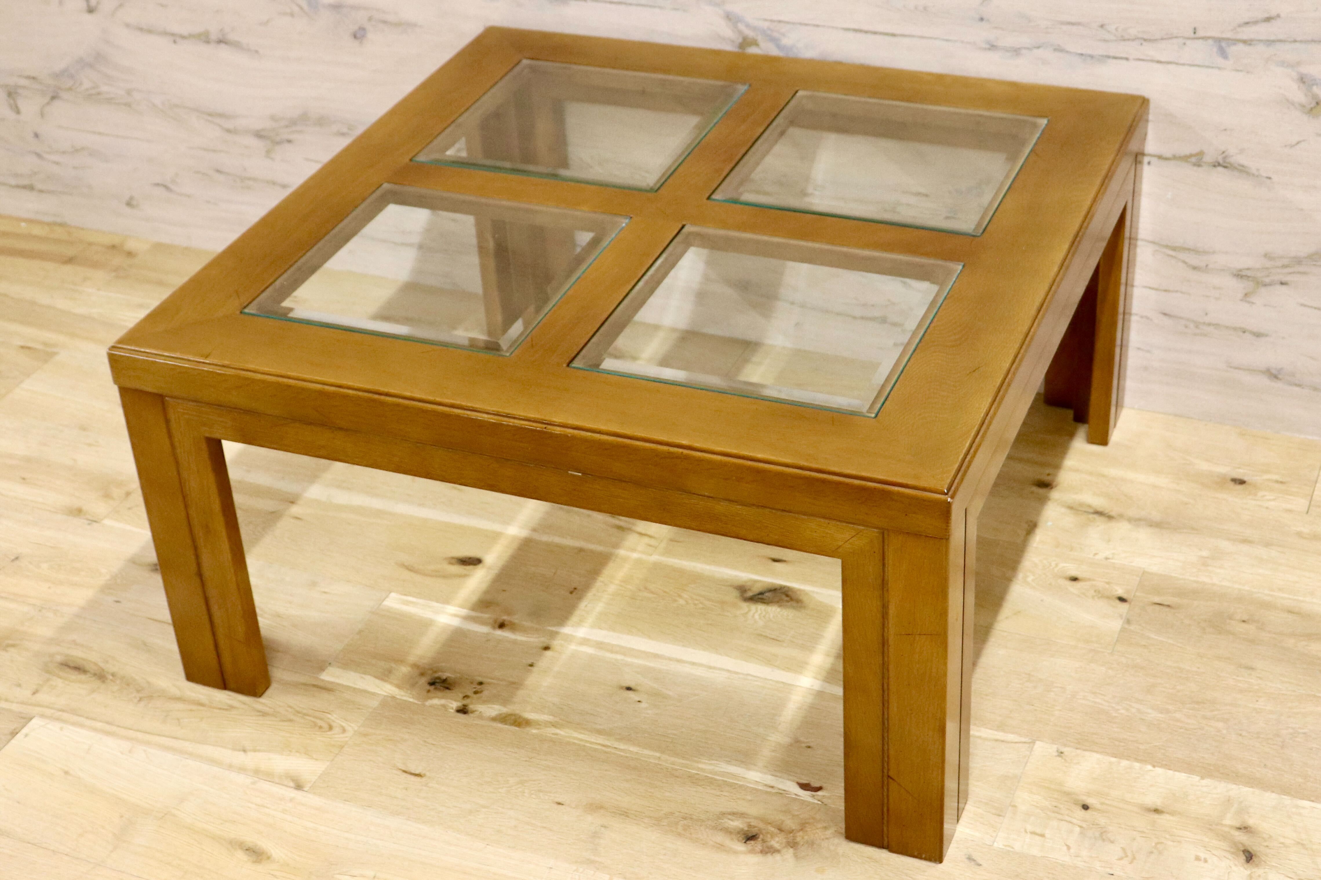 GMHK744○domani / ドマーニ Morganton モーガントン センターテーブル リビングテーブル ガラステーブル カリモク最高峰 定価約9万