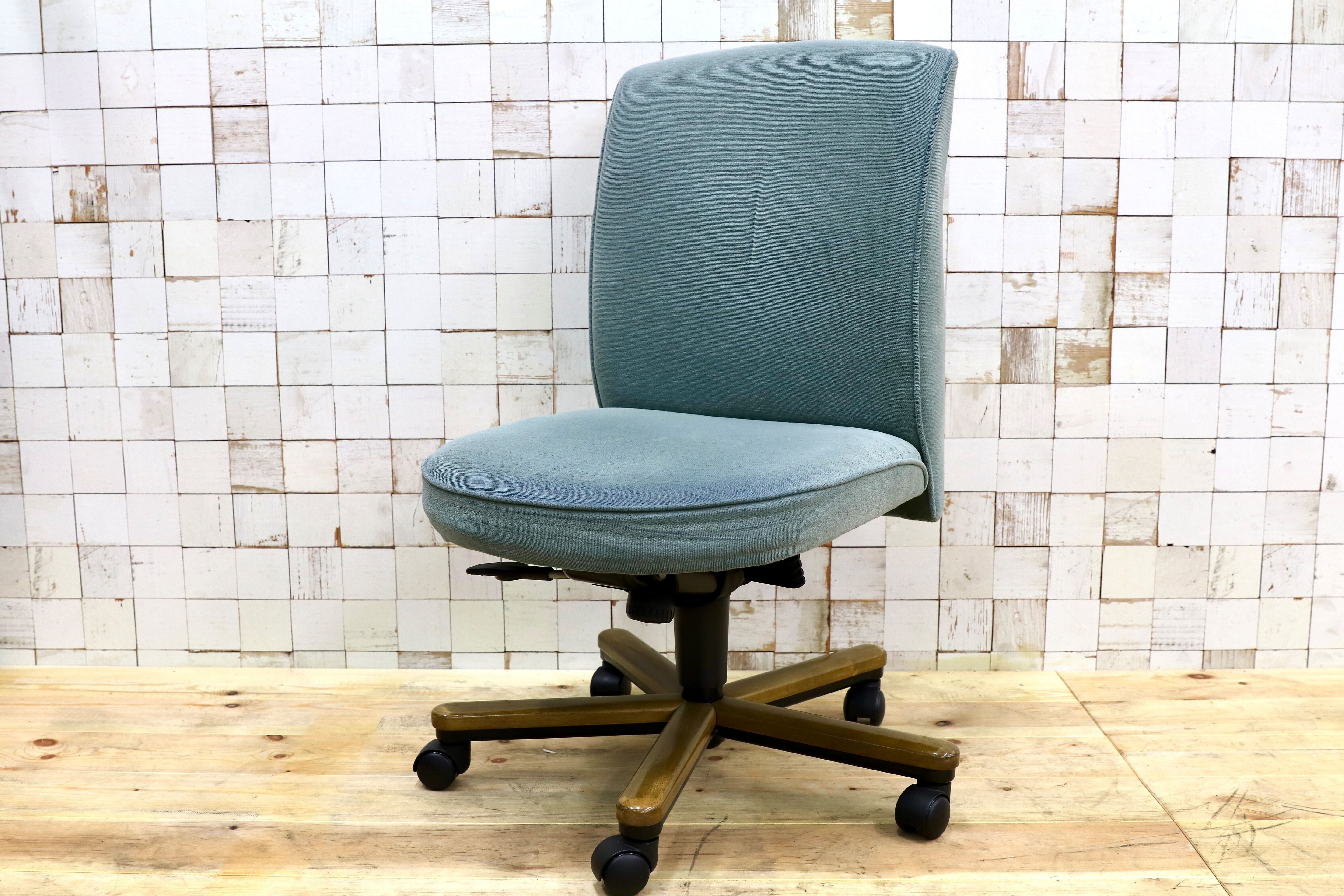 GMHO79○karimoku / カリモク デスクチェア ワークチェア ファブリック 国産家具