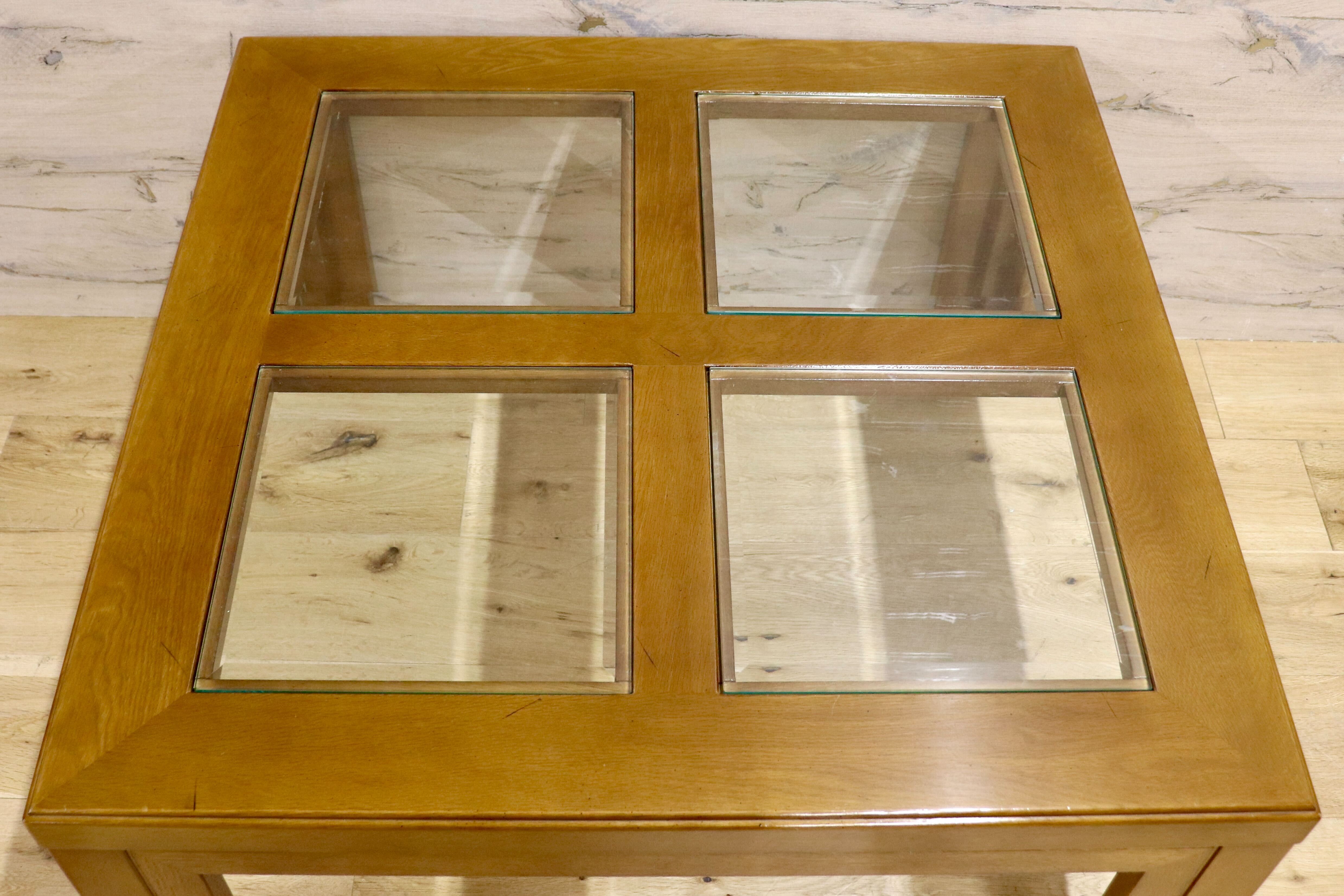 GMHK744○domani / ドマーニ Morganton モーガントン センターテーブル リビングテーブル ガラステーブル カリモク最高峰 定価約9万