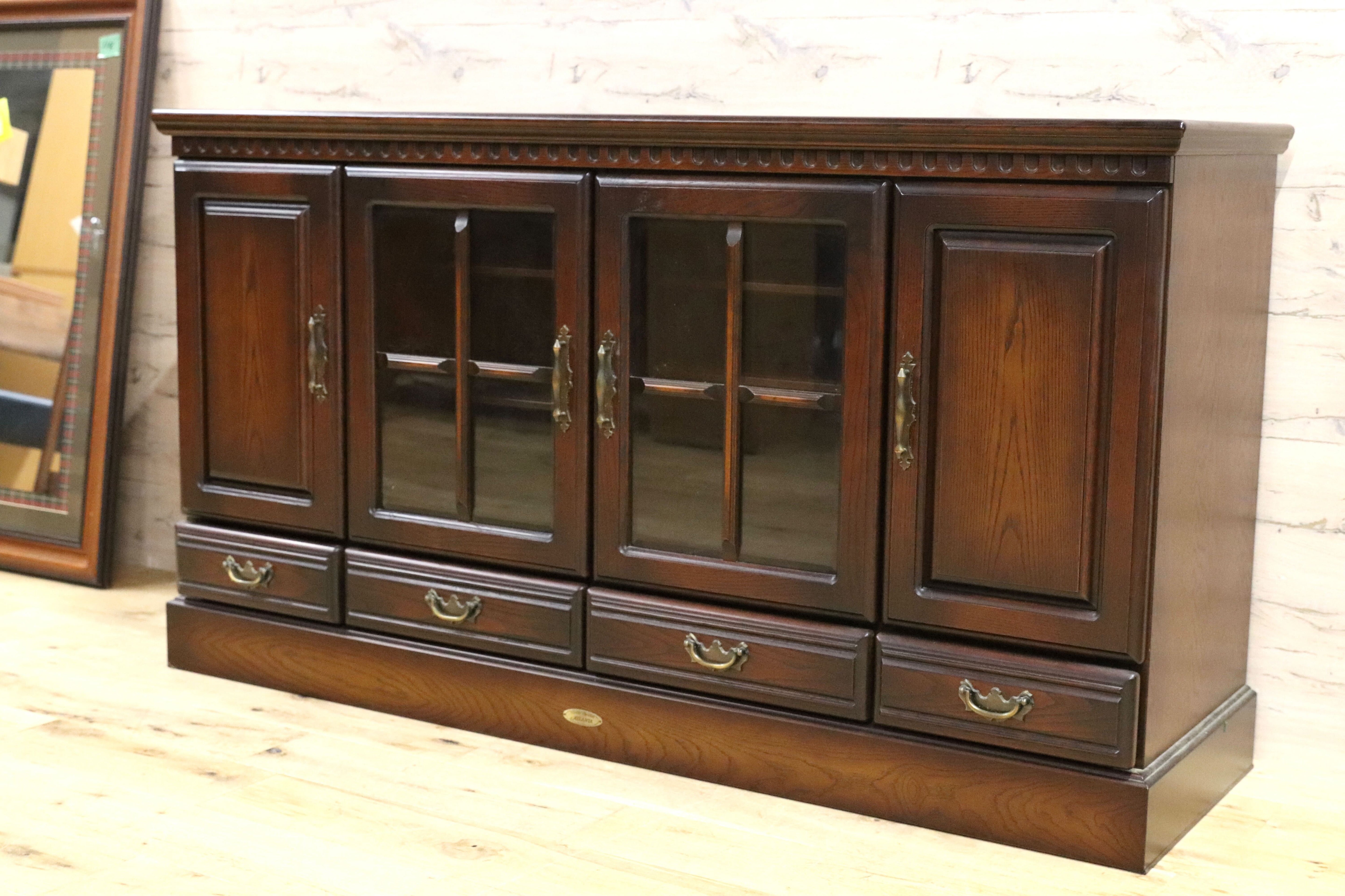 GMIS198○ATLANTA / アトランタ IDF太田長 サイドボード リビングボード キャビネット 飾り棚 収納家具 アメリカンカントリー ヴィンテージ