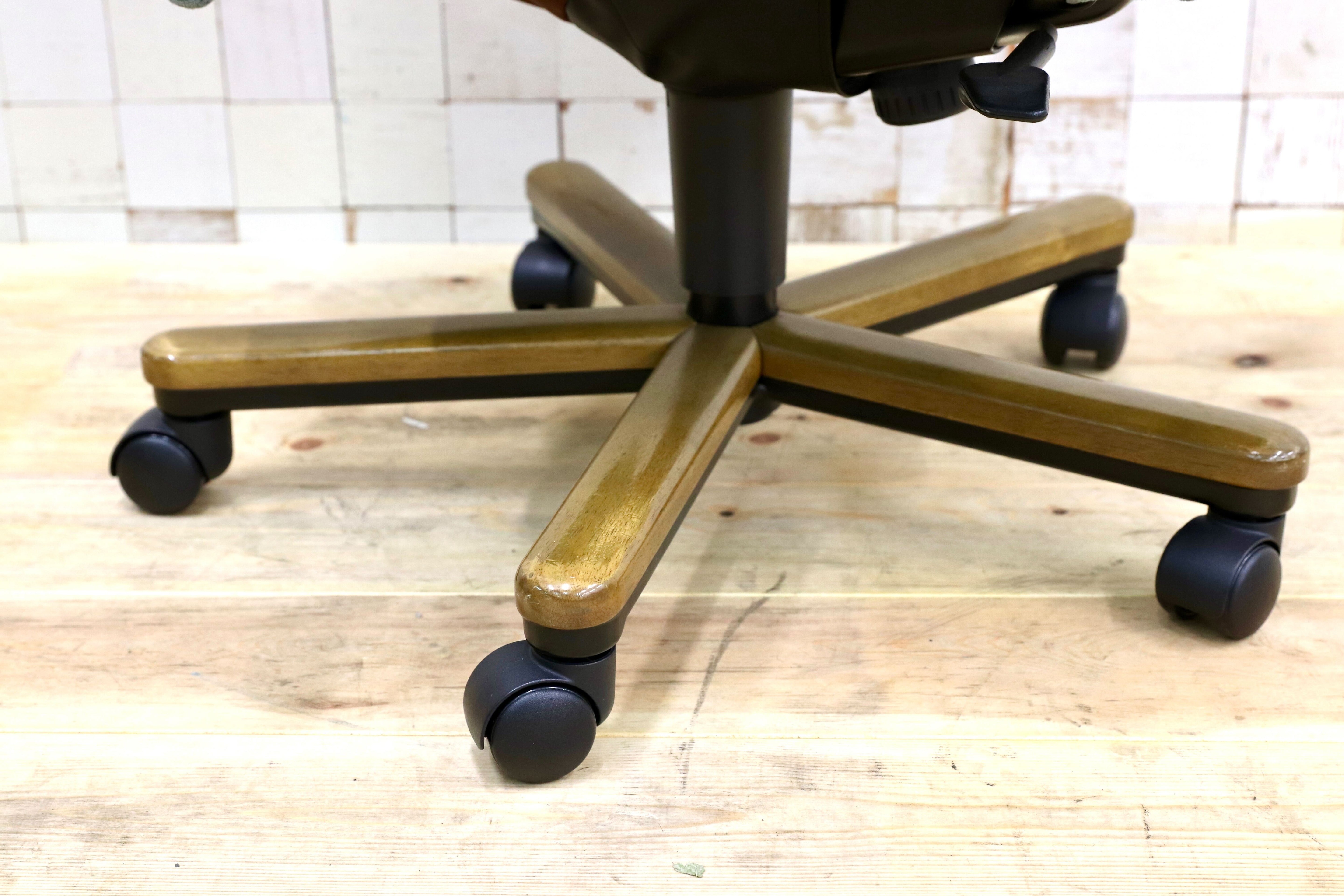 GMHO79○karimoku / カリモク デスクチェア ワークチェア ファブリック 国産家具