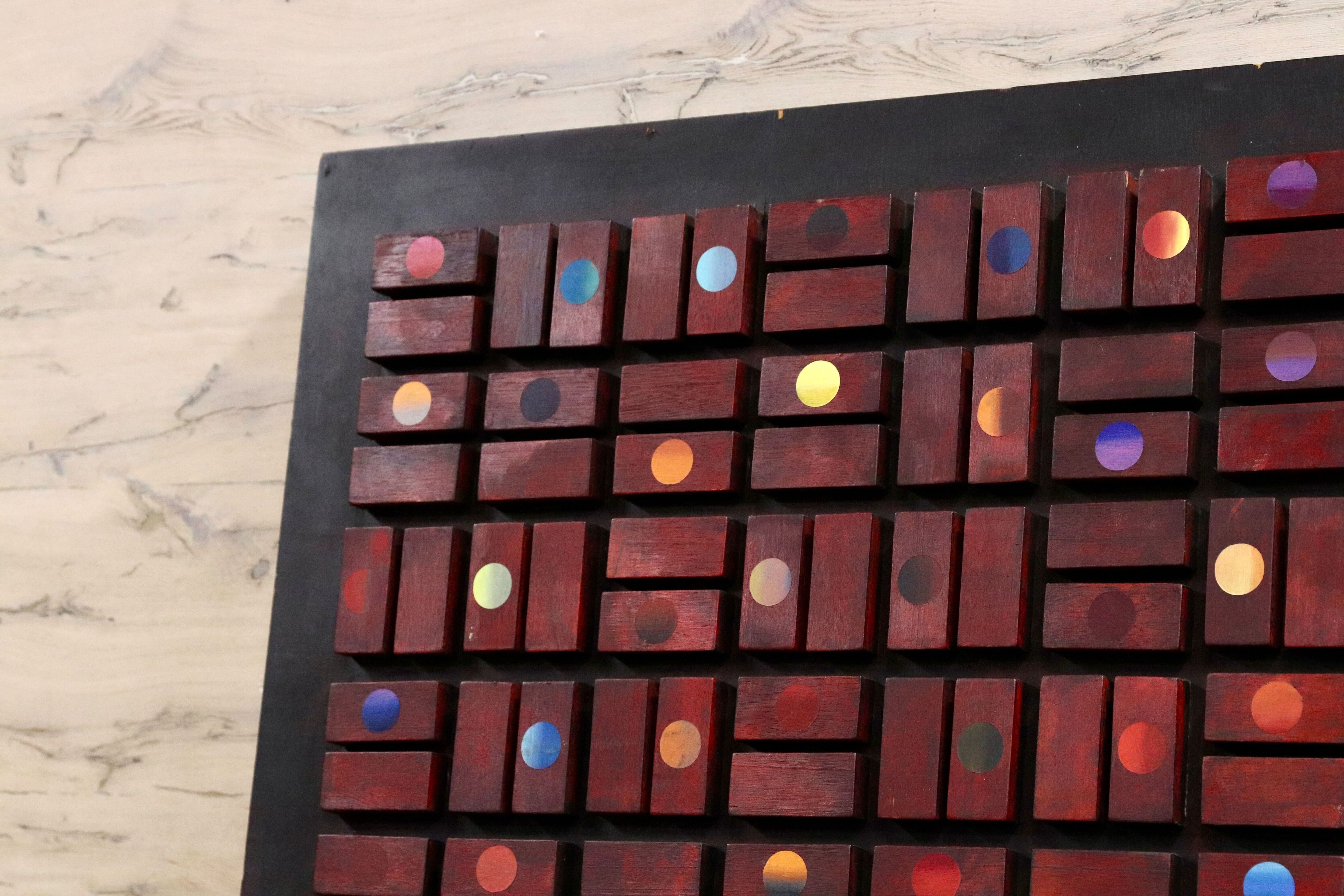 GMIH156○TROIS CENT SOIXANTE-CINQ JOURS 285-365 フランス モダンアート作品 アンティーク オブジェ インテリア 木製