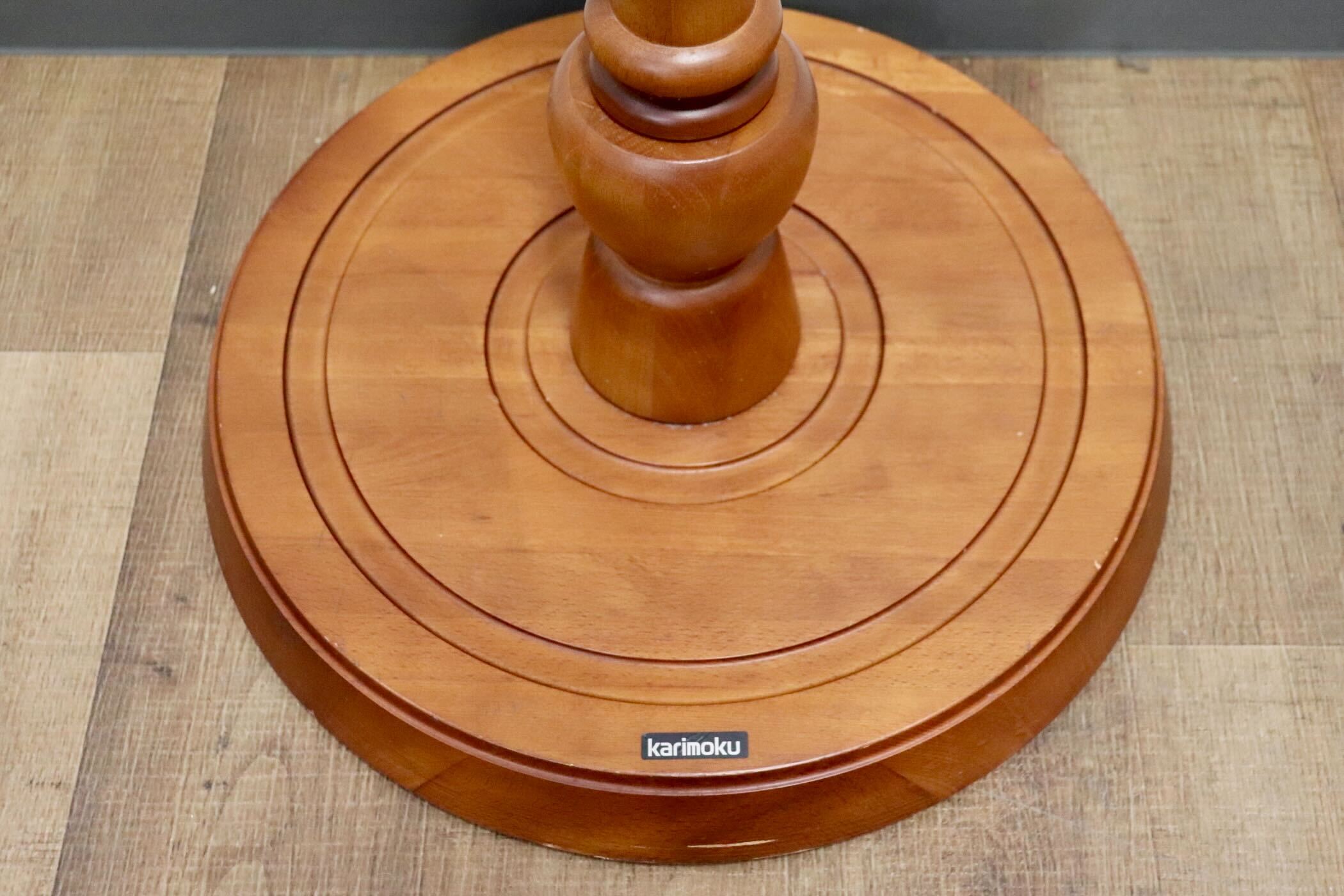 GMHK756○karimoku / カリモク コートハンガー ポールハンガー 帽子掛け ハンガーラック カントリー レトロ 国産家具