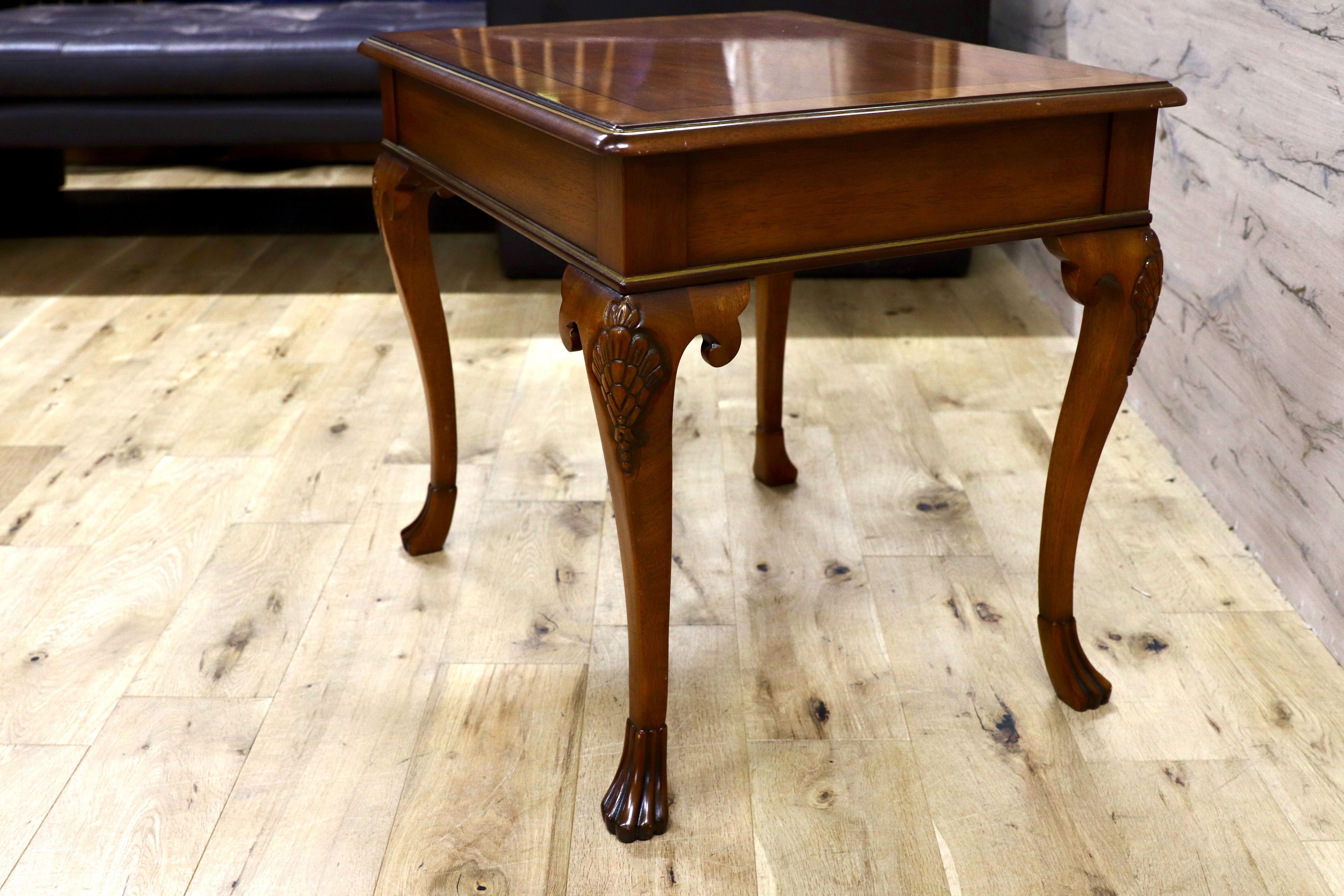 GMHS225○DREXEL HERITAGE / ドレクセルヘリテイジ サイトテーブル コーヒーテーブル 花台 飾り台 クラシック ヴィンテージ 稀少