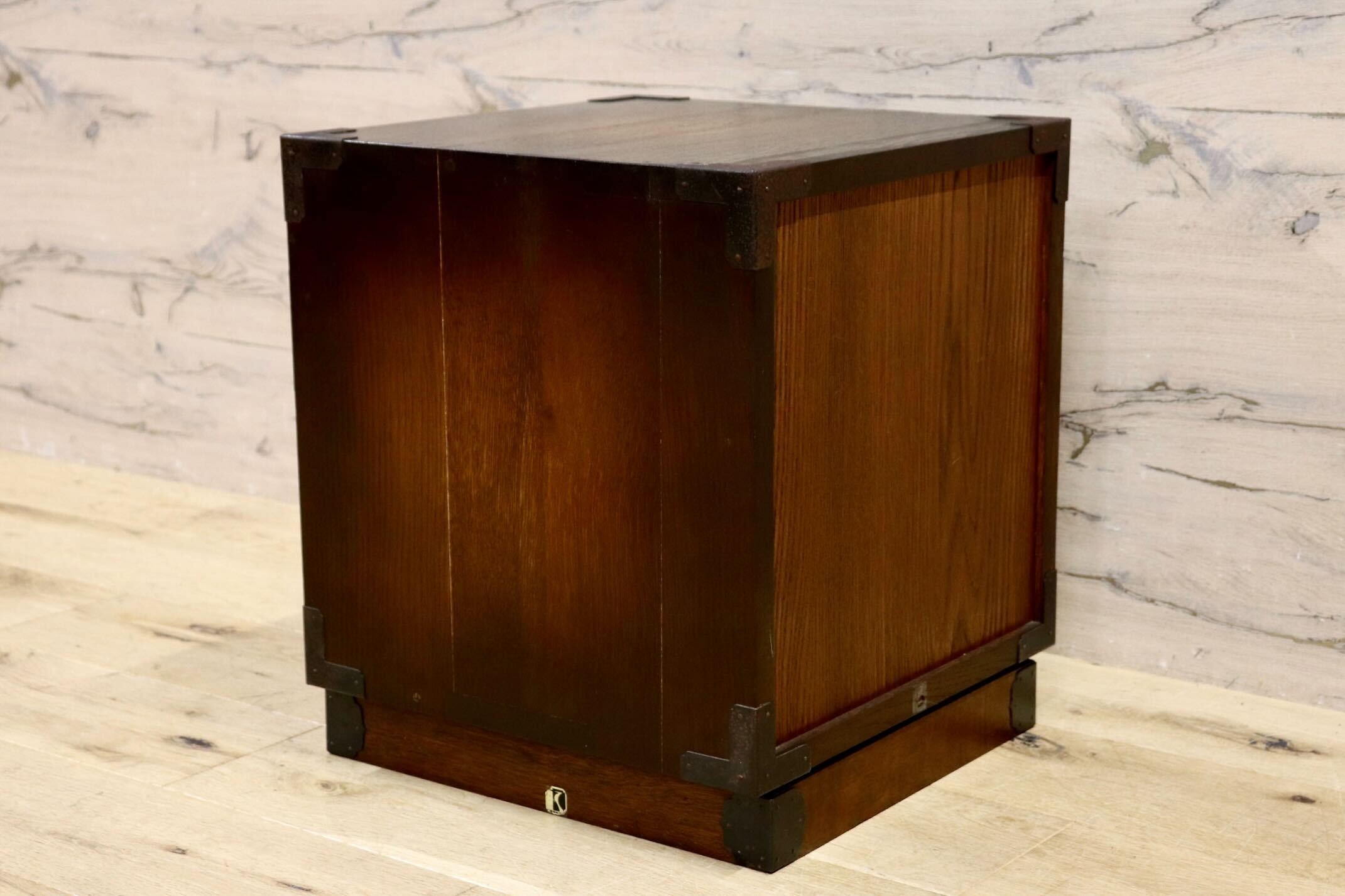 GMIH85B○飛騨産業 / HIDA キツツキ 小箪笥 小引き出し 収納箱 和製アンティーク 昭和レトロ 和室 和モダン