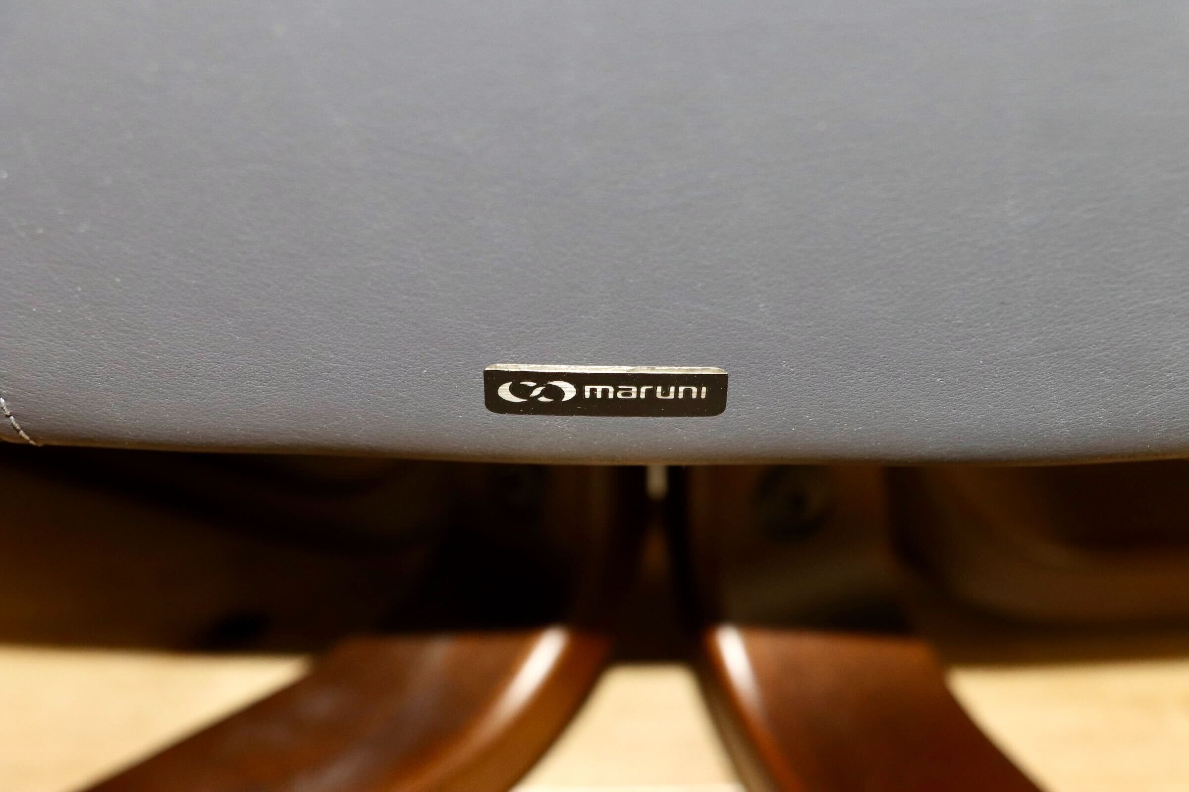 GMHK712○maruni / オールドマルニ 本革 リクライニングチェア 椅子 パーソナルチェア 1人掛け 国産 ヴィンテージ 稀少