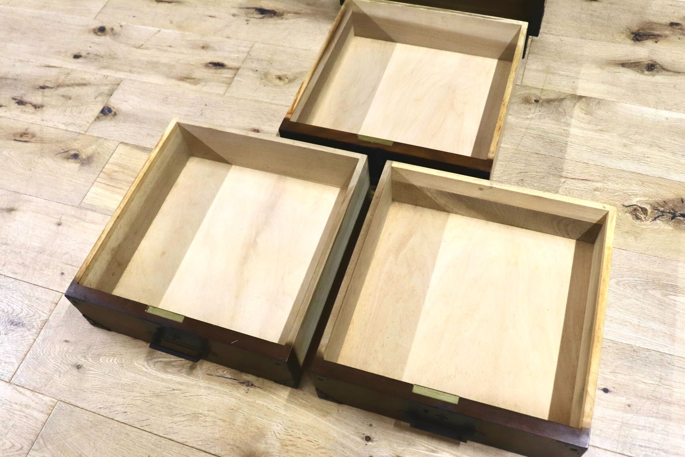 GMIH85B○飛騨産業 / HIDA キツツキ 小箪笥 小引き出し 収納箱 和製アンティーク 昭和レトロ 和室 和モダン