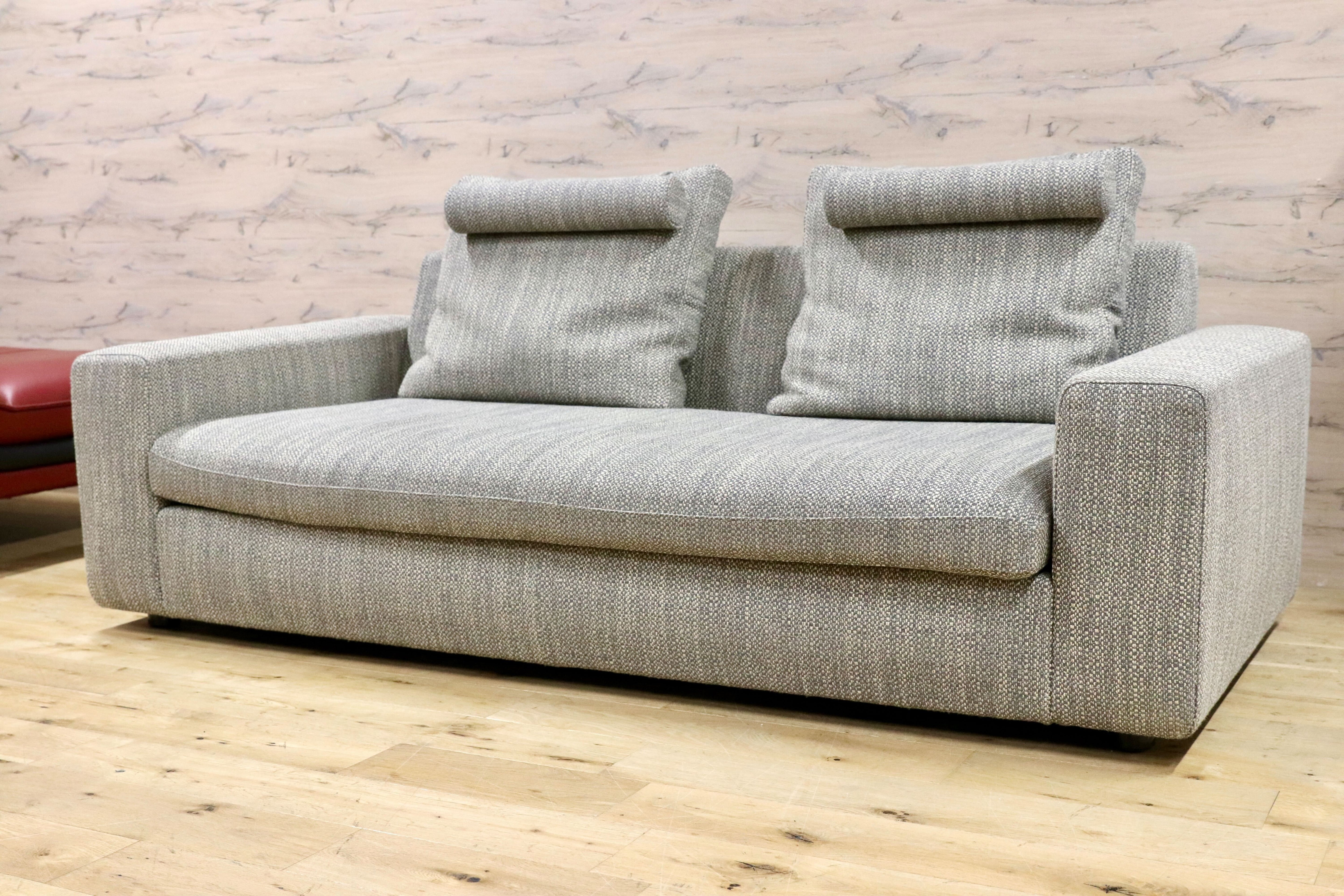 GMIH392A○arflex / アルフレックス SONA ソーナ 2.5人掛けソファ ラブソファ ファブリック イタリアモダン 定価約85万 美品