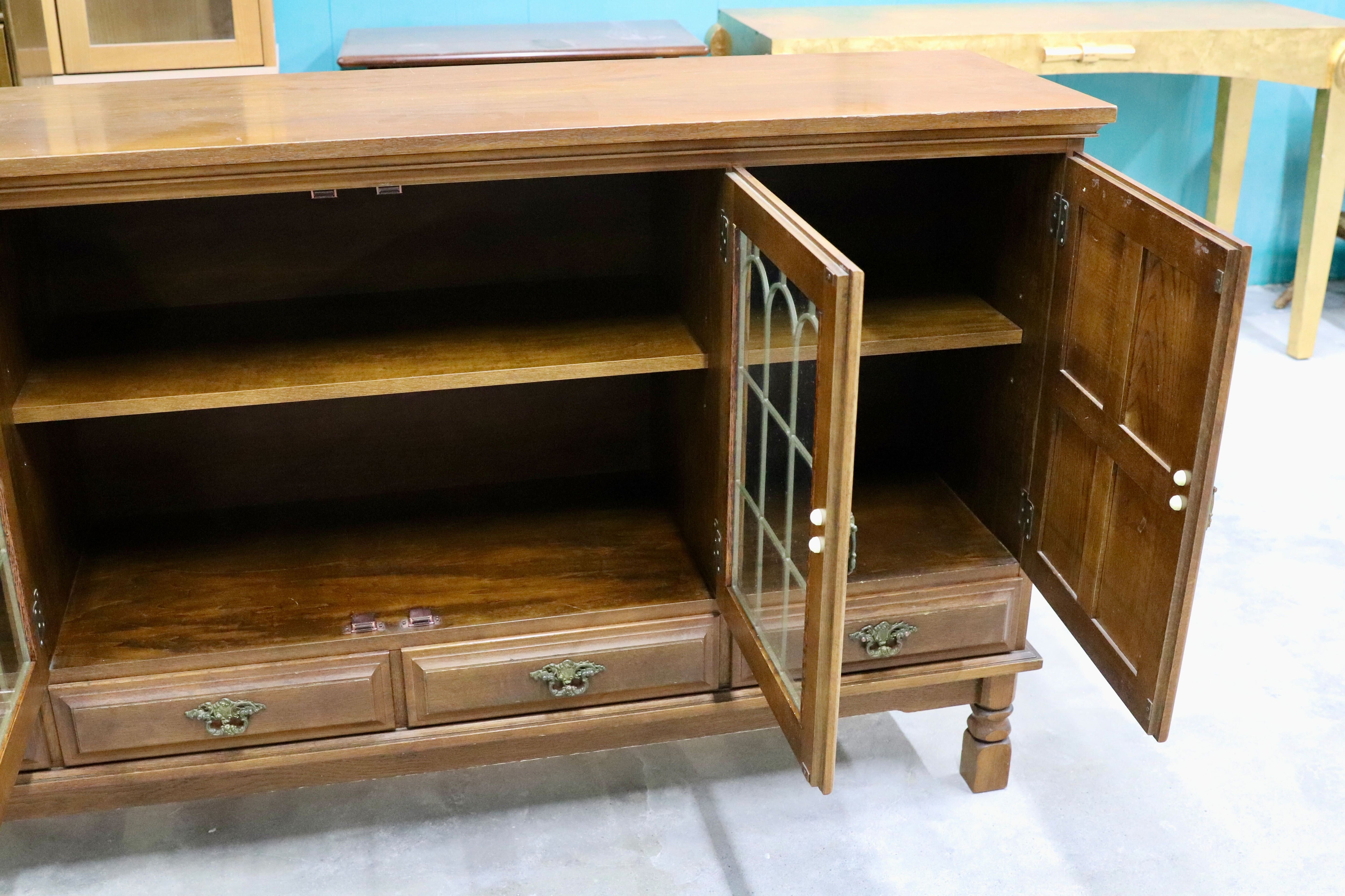 GMHH357○karimoku / カリモク オールド コロニアル サイドボード リビングボード クラシック 国産家具 ヴィンテージ アンティーク