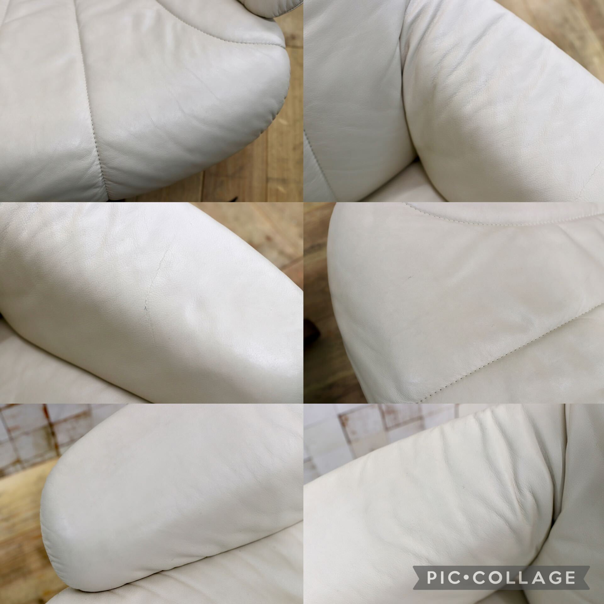 GMIK590○Hjellegjerde / イエリアーダ リクライニングチェア パーソナルチェア 回転椅子 オットマン レザー ノルウェー 北欧家具