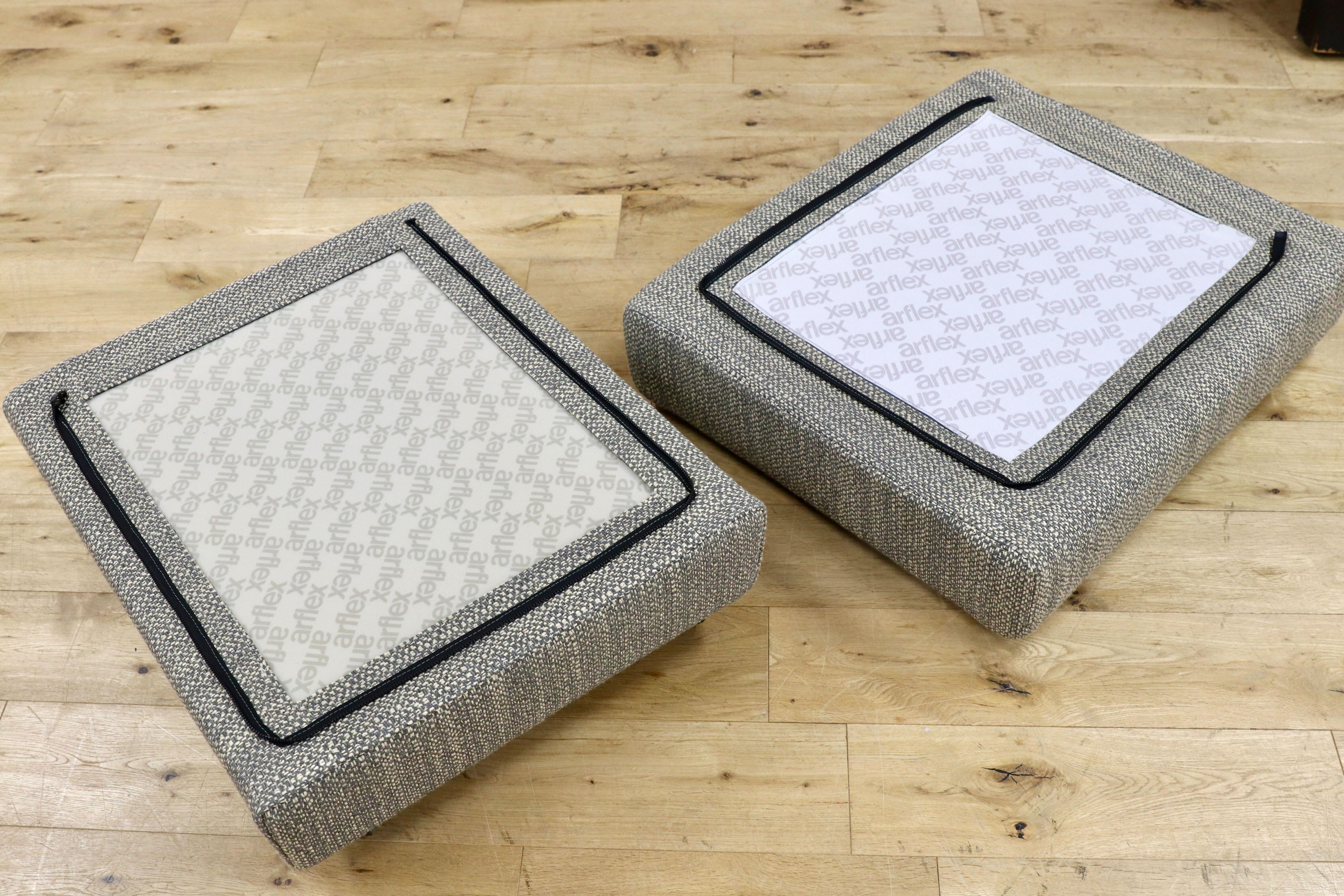 GMIH392C○arflex / アルフレックス A・SOFA 10 オットマン フットスツール ファブリック イタリアモダン 廃盤 定価約12万 展示品