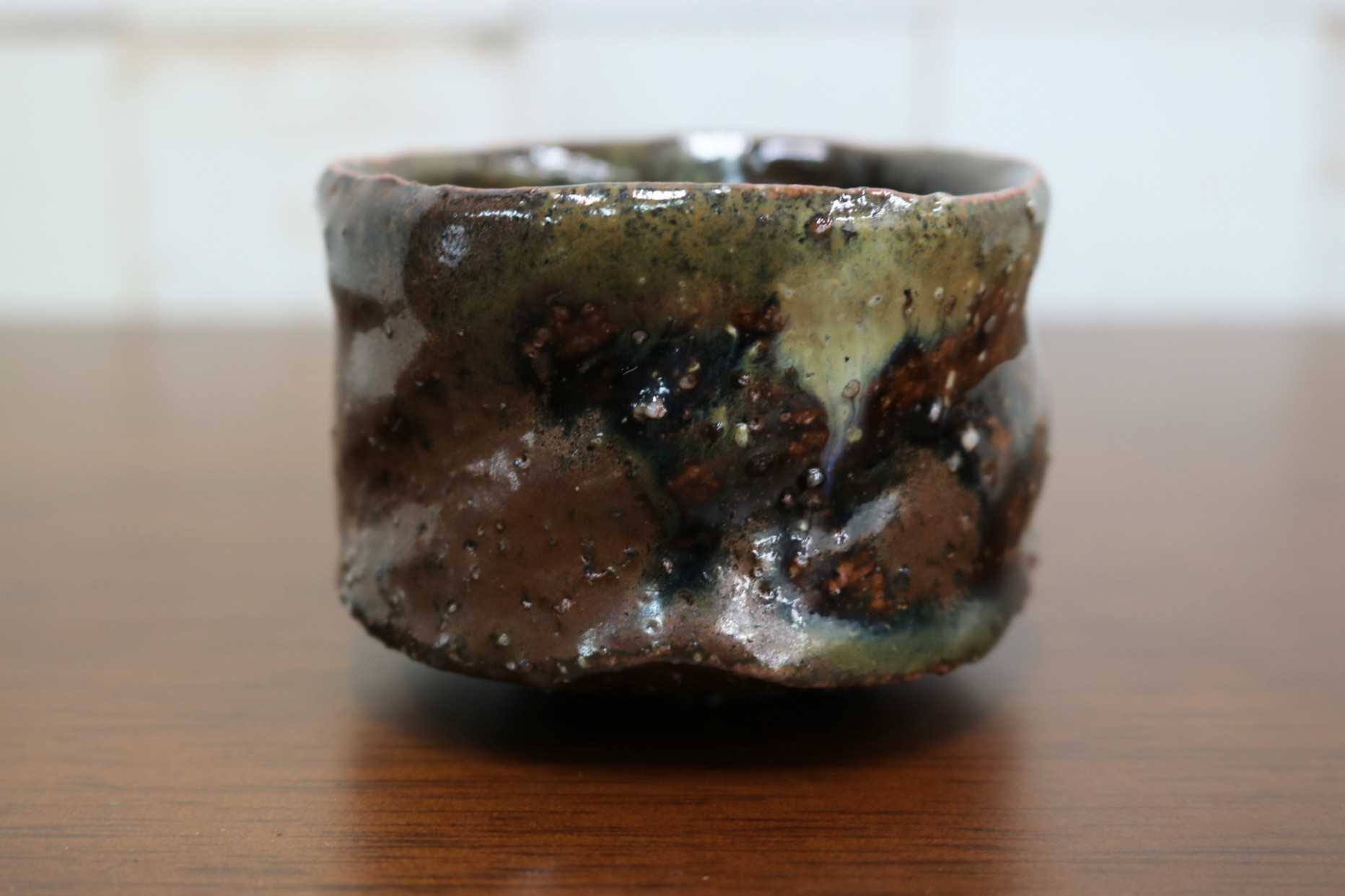GMJO78○千代市陶房 清水万佐年 丹波焼 ぐい呑み 酒器 伝統工芸 丹波篠山 未使用