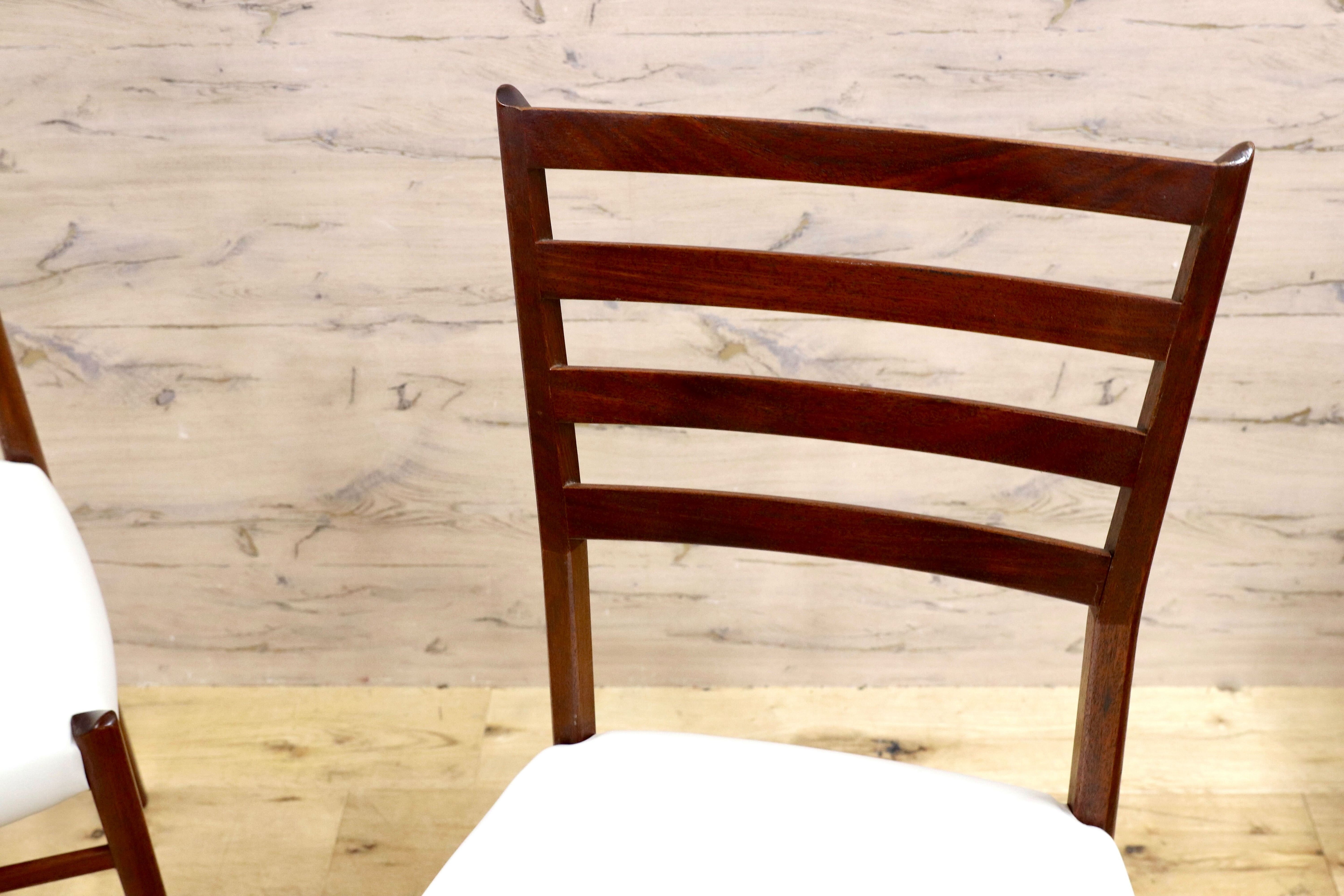 GMHN88A○karimoku / カリモク vivente ビベンテ ダイニングチェア 椅子 2脚セット 花梨無垢材 合皮 稀少 ヴィンテージ 定価約36万