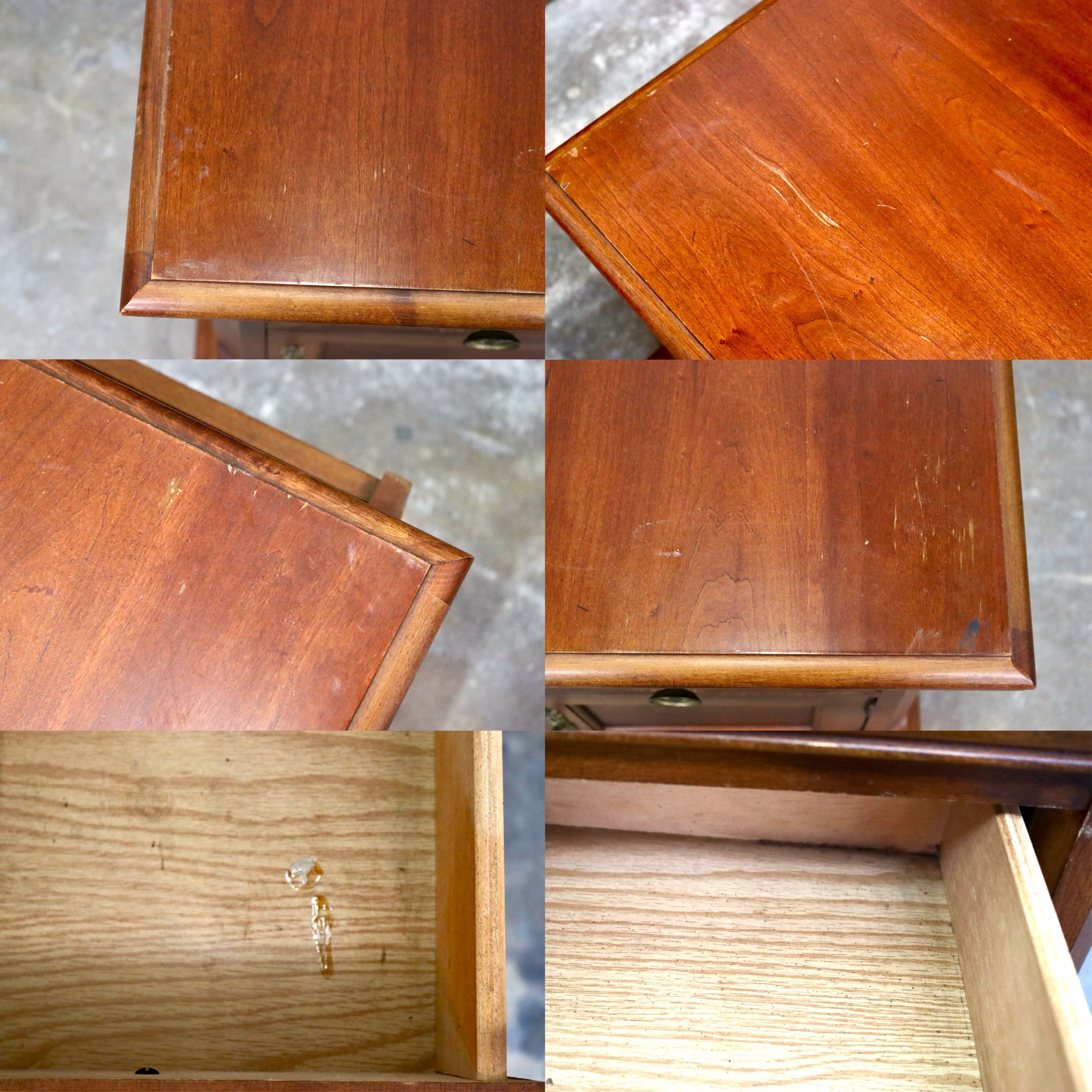 GMJH194B○ Broyhill / ブロイヒル Nightstand サイドテーブル 花台 電話台 キャビネット マガジンラック 木製 ヴィンテージ アメリカ製