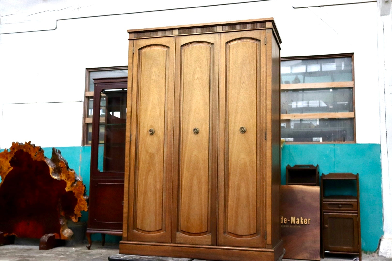 GMJH255B○DREXEL HERITAGE / ドレクセルヘリテイジ TRIUNE トライユン ワードローブ チェスト クローゼット 洋服箪笥 マホガニー 約100万