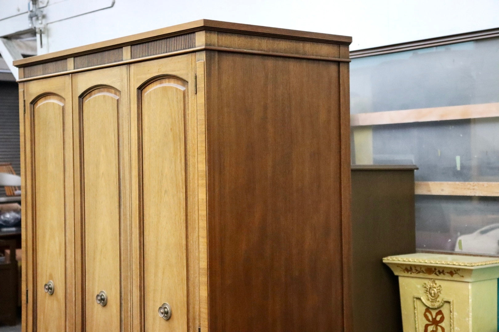GMJH255B○DREXEL HERITAGE / ドレクセルヘリテイジ TRIUNE トライユン ワードローブ チェスト クローゼット 洋服箪笥 マホガニー 約100万