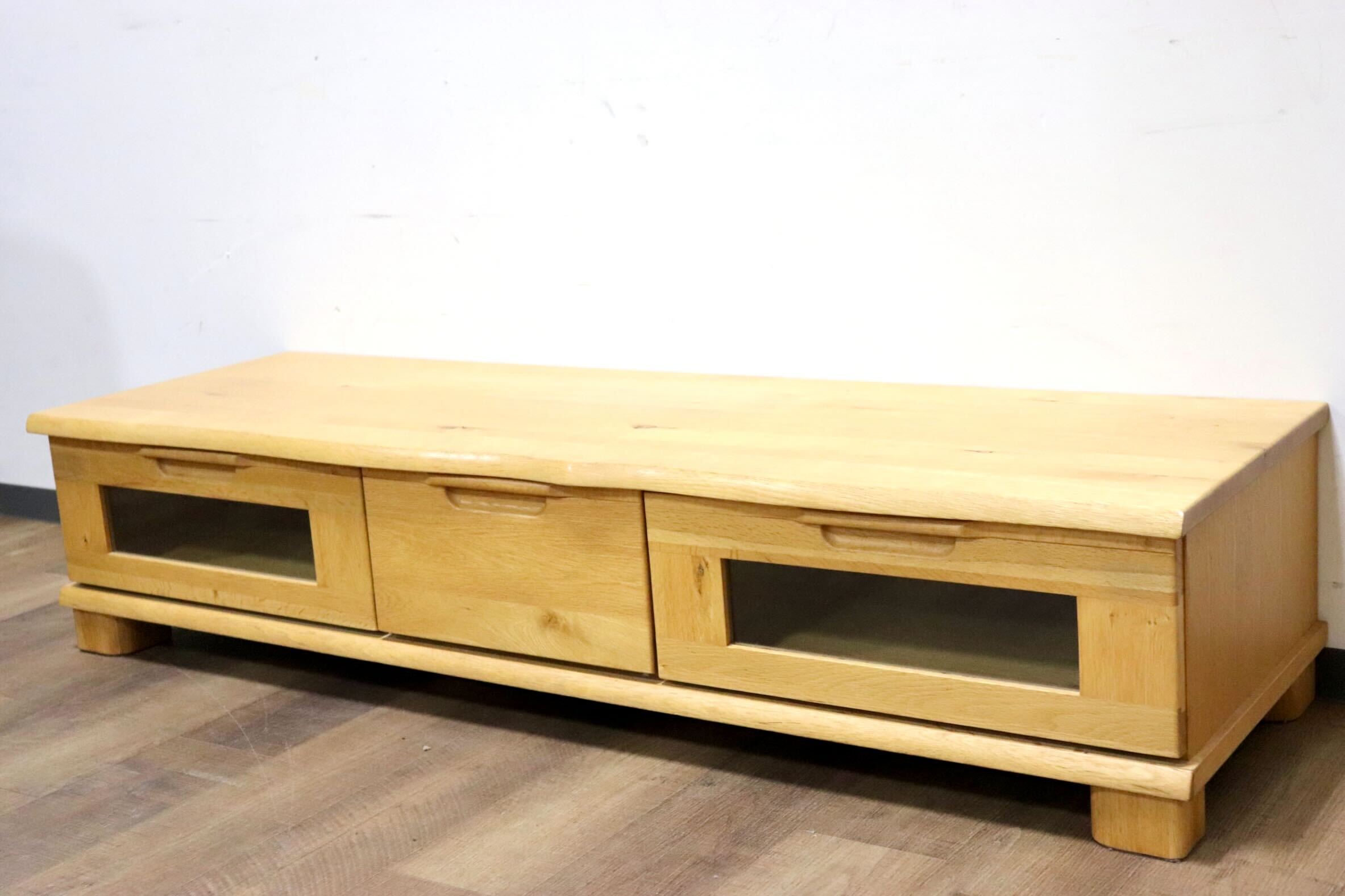 GMHN155○起立木工 / KIRITSU FURNITURE D-OAK TVボード AVボード テレビ台 ローボード リビングボード オーク材 ナチュラル 北欧スタイル