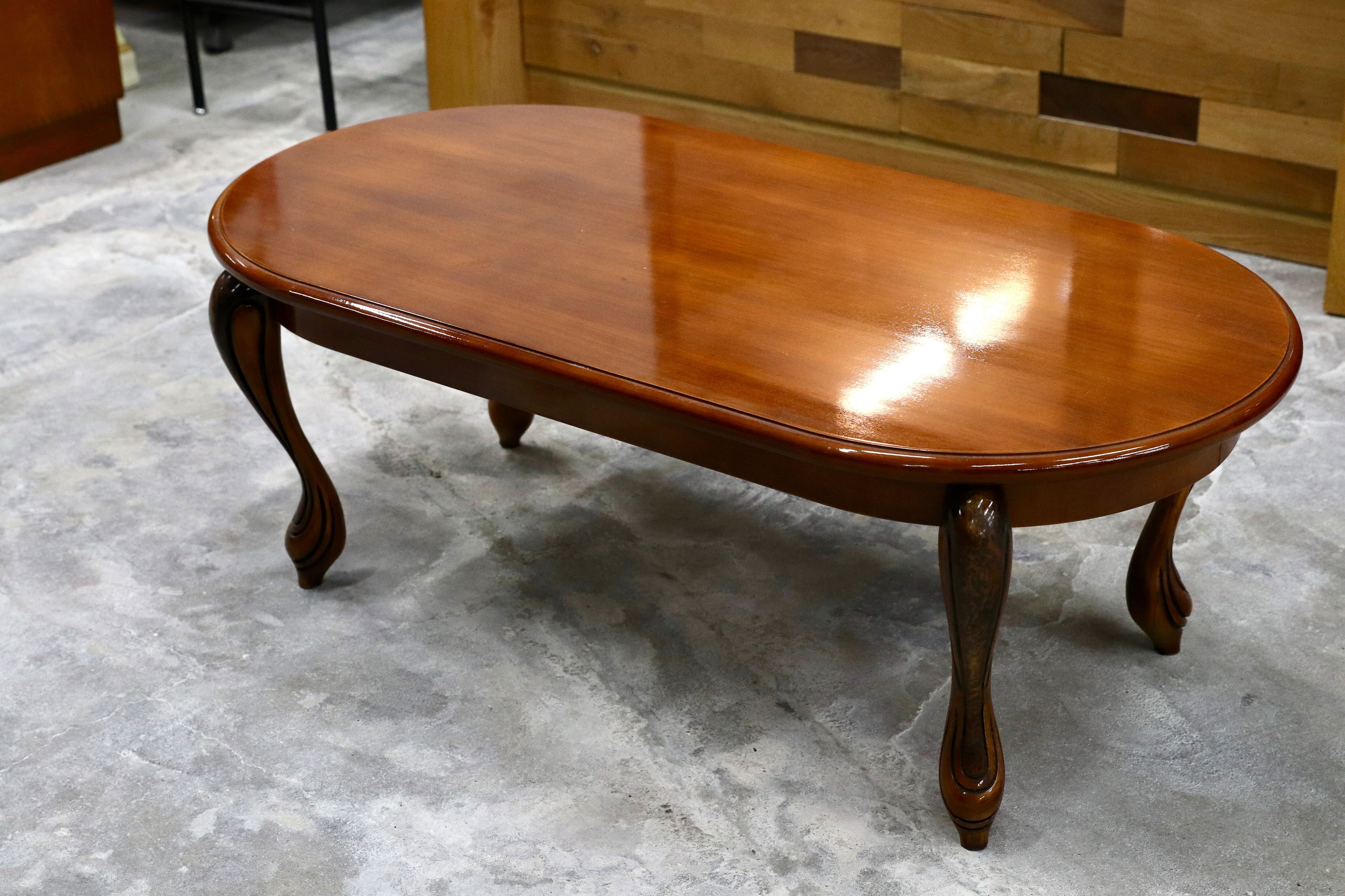 GMHS477A○イタリア モダン クラシック センターテーブル リビングテーブル 応接机 木製 ヴィンテージ