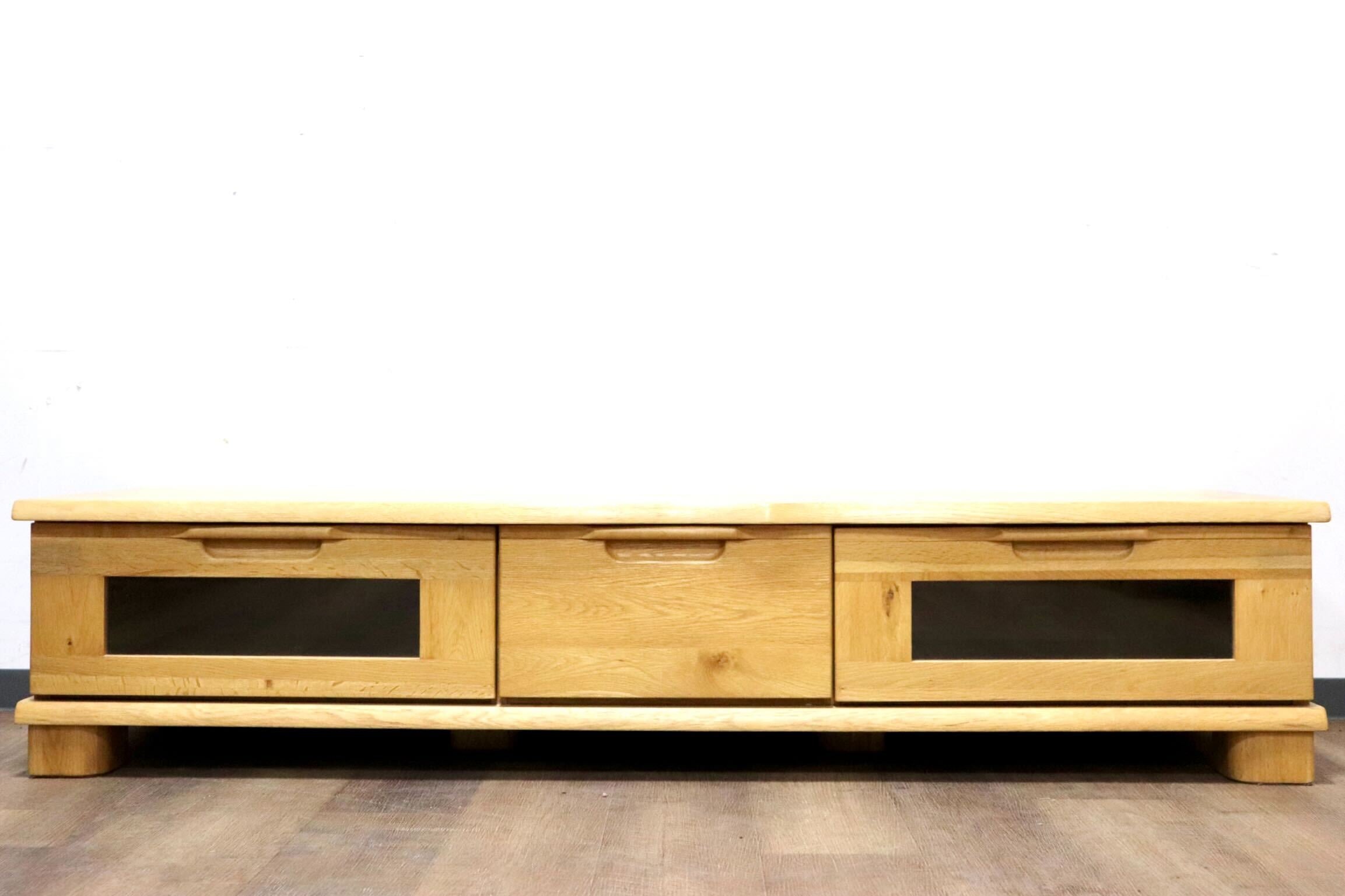 GMHN155○起立木工 / KIRITSU FURNITURE D-OAK TVボード AVボード テレビ台 ローボード リビングボード オーク材 ナチュラル 北欧スタイル