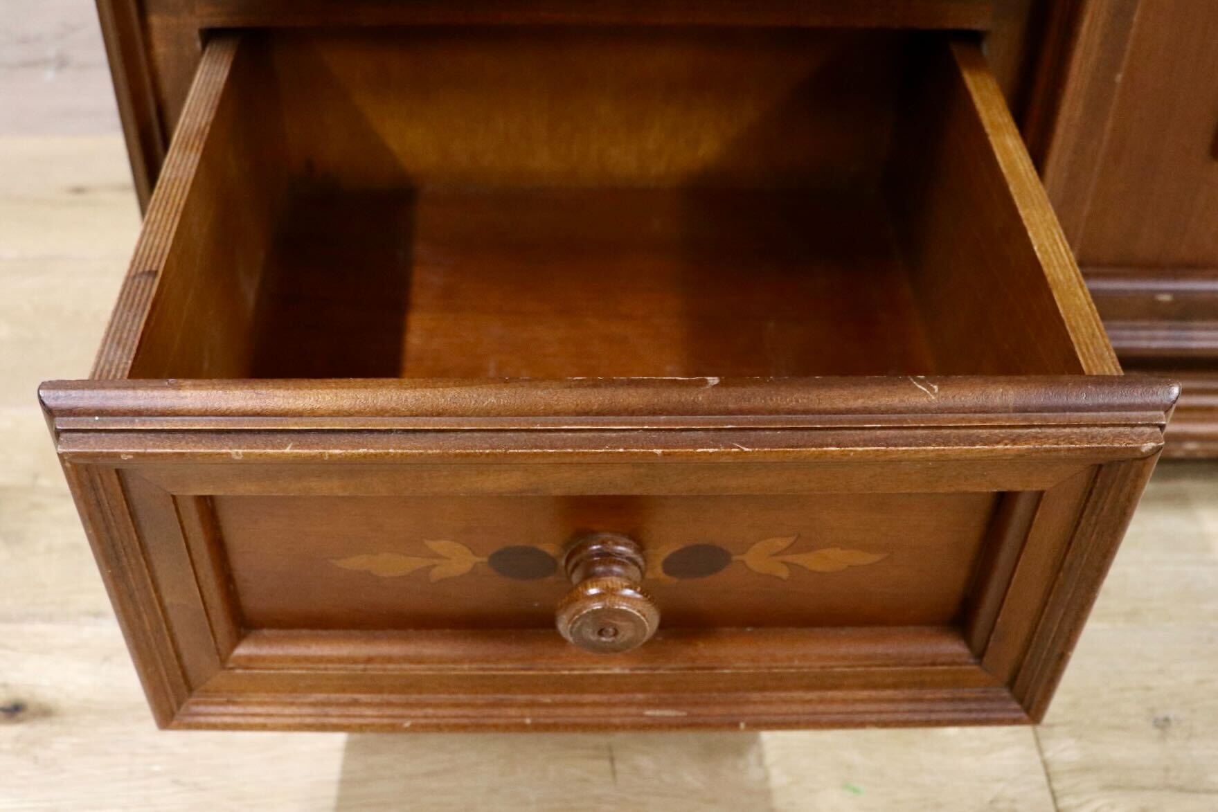 GMHK702○イタリア製 アンティーク 電話台 FAX台 花台 キャビネット サイドボード リビングボード チェスト 飾り棚 クラシック