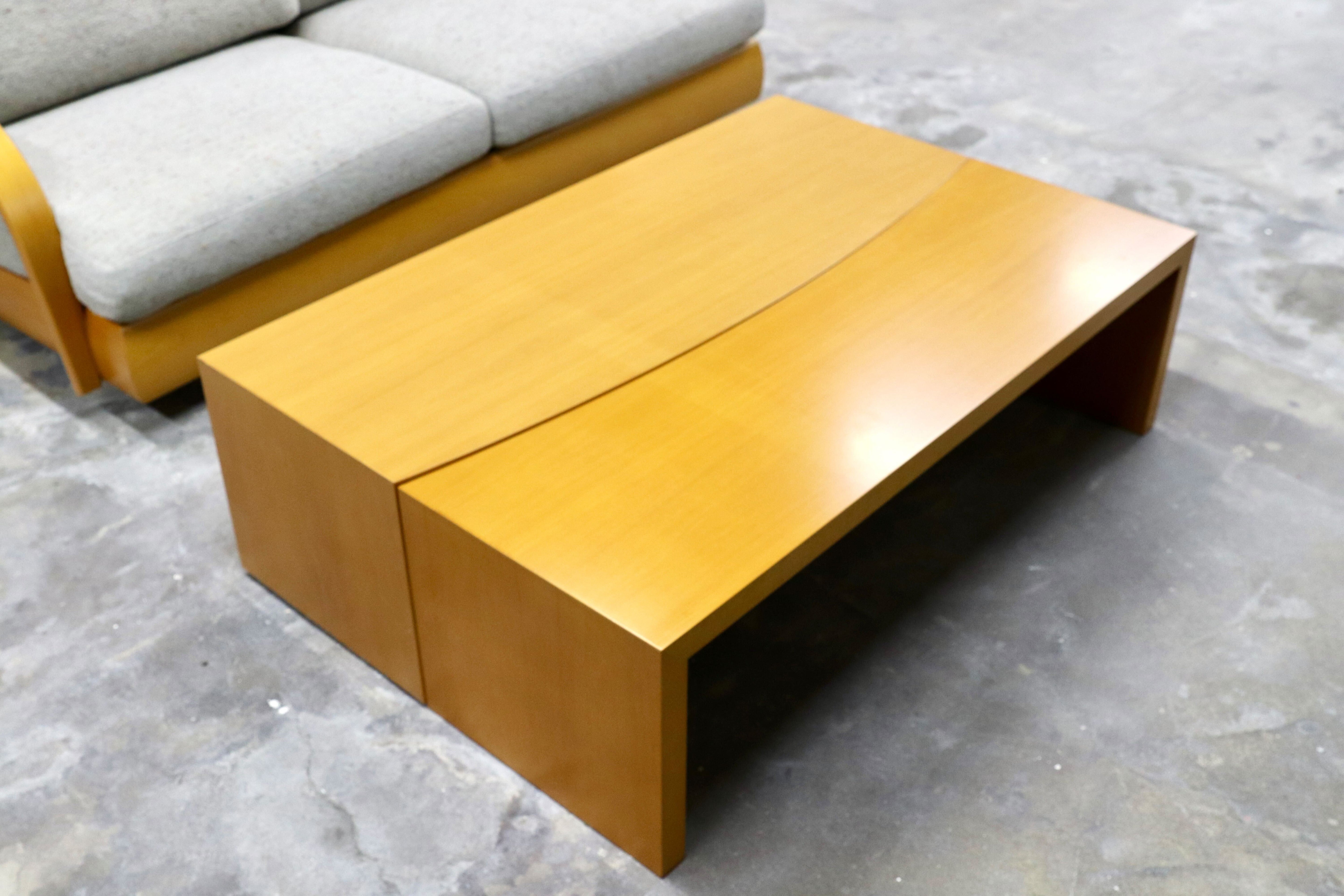 GMIK815○arflex / アルフレックス PONTE ポンテ センターテーブル リビングテーブル イタリアモダン 川崎文男 定価約25万 展示品