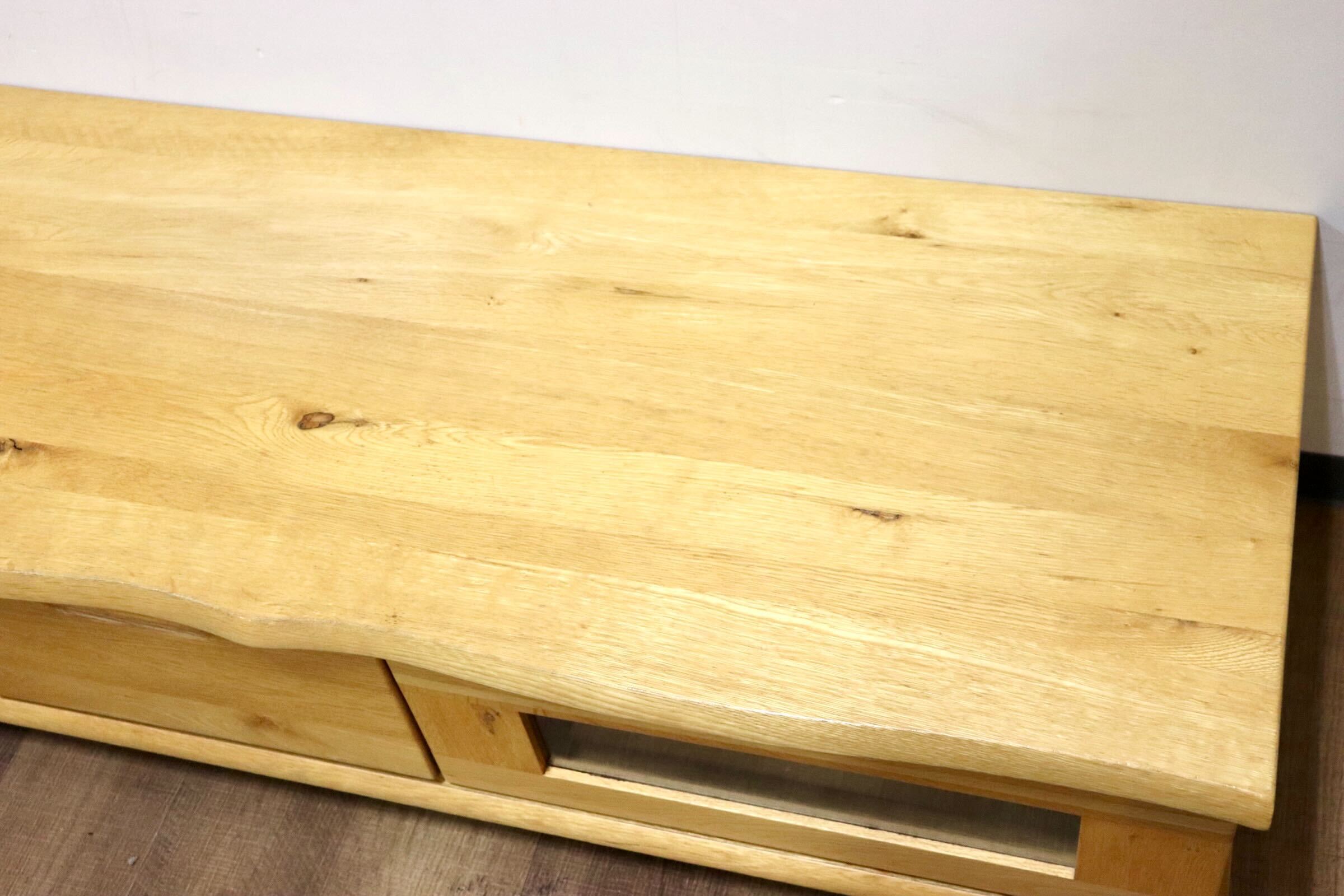 GMHN155○起立木工 / KIRITSU FURNITURE D-OAK TVボード AVボード テレビ台 ローボード リビングボード オーク材 ナチュラル 北欧スタイル