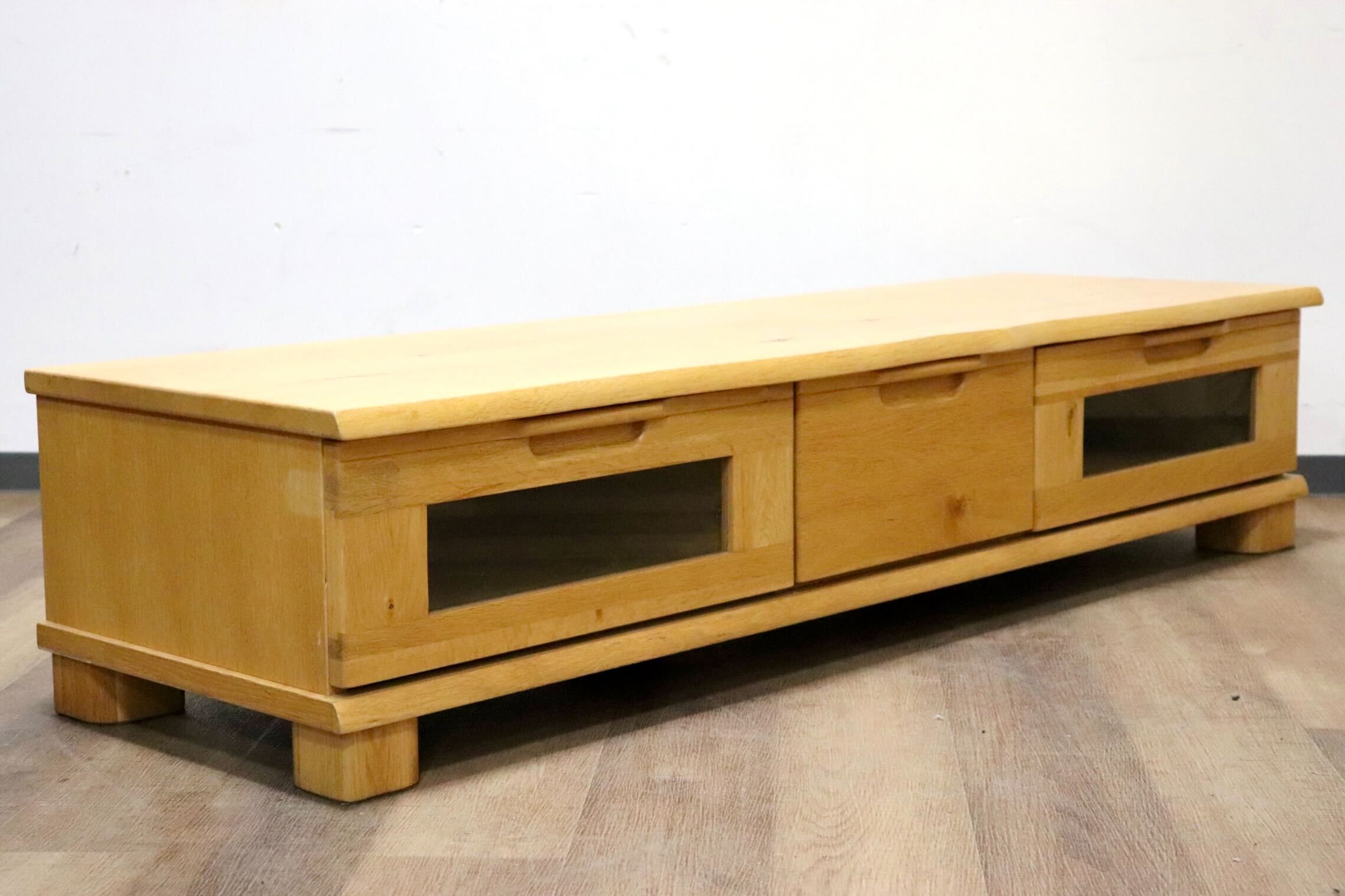 GMHN155○起立木工 / KIRITSU FURNITURE D-OAK TVボード AVボード テレビ台 ローボード リビングボード オーク材 ナチュラル 北欧スタイル