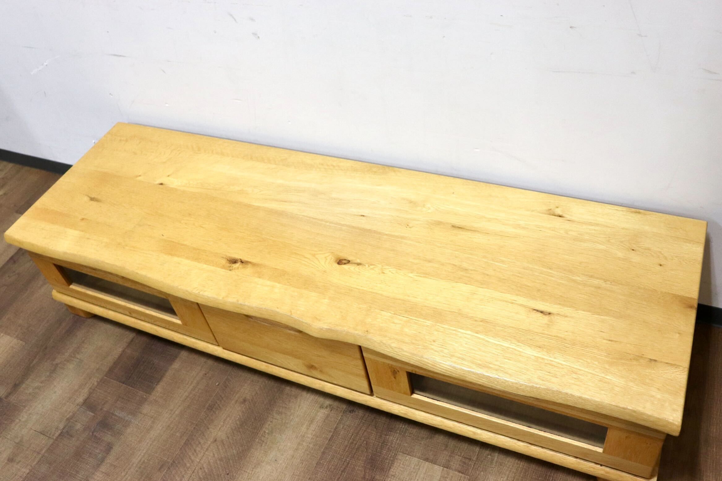 GMHN155○起立木工 / KIRITSU FURNITURE D-OAK TVボード AVボード テレビ台 ローボード リビングボード オーク材 ナチュラル 北欧スタイル