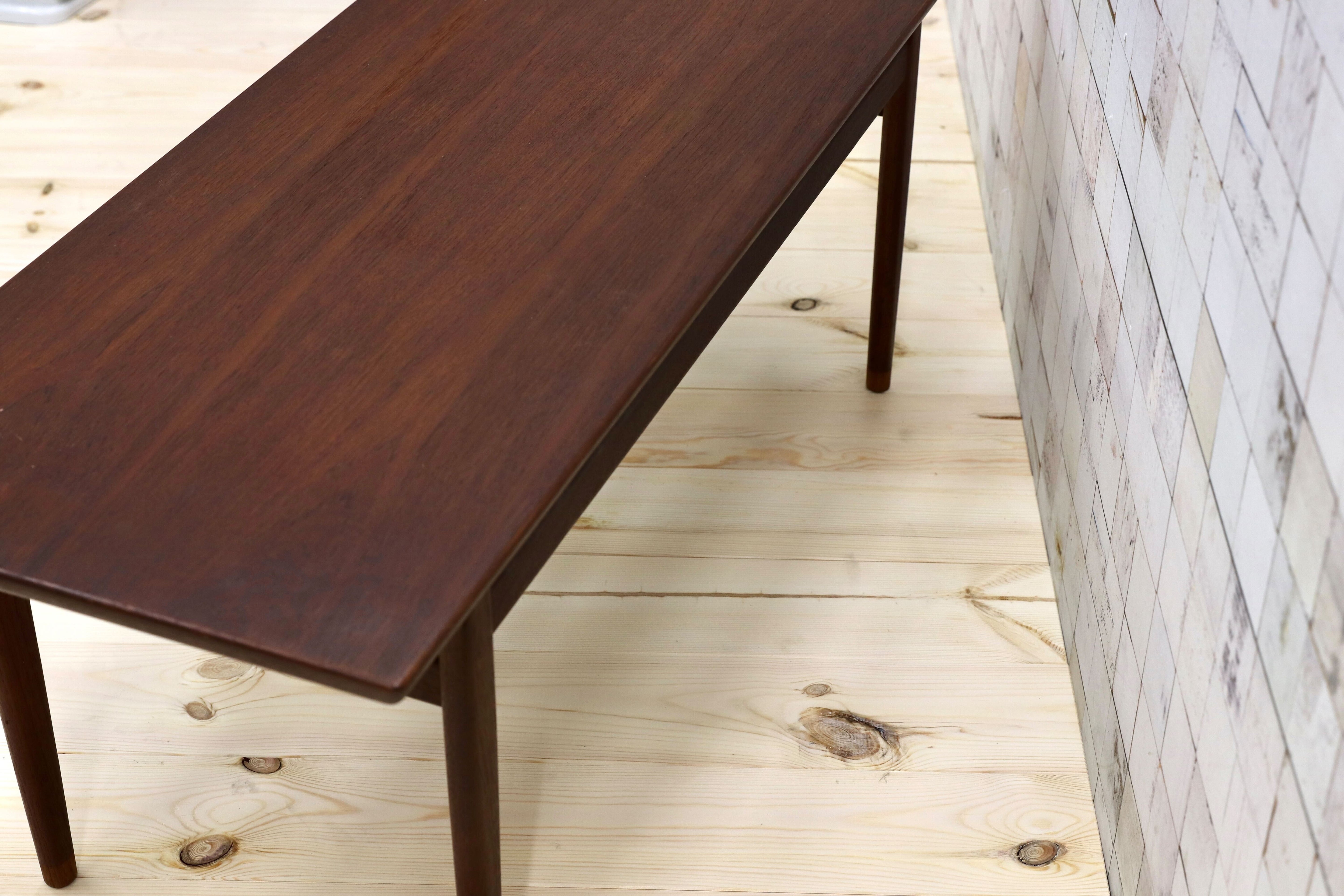 GMFK822○北欧ヴィンテージ センターテーブル リビングテーブル コーヒーテーブル ローテーブル チーク材 デンマーク製 検)オーレヴァンシャー