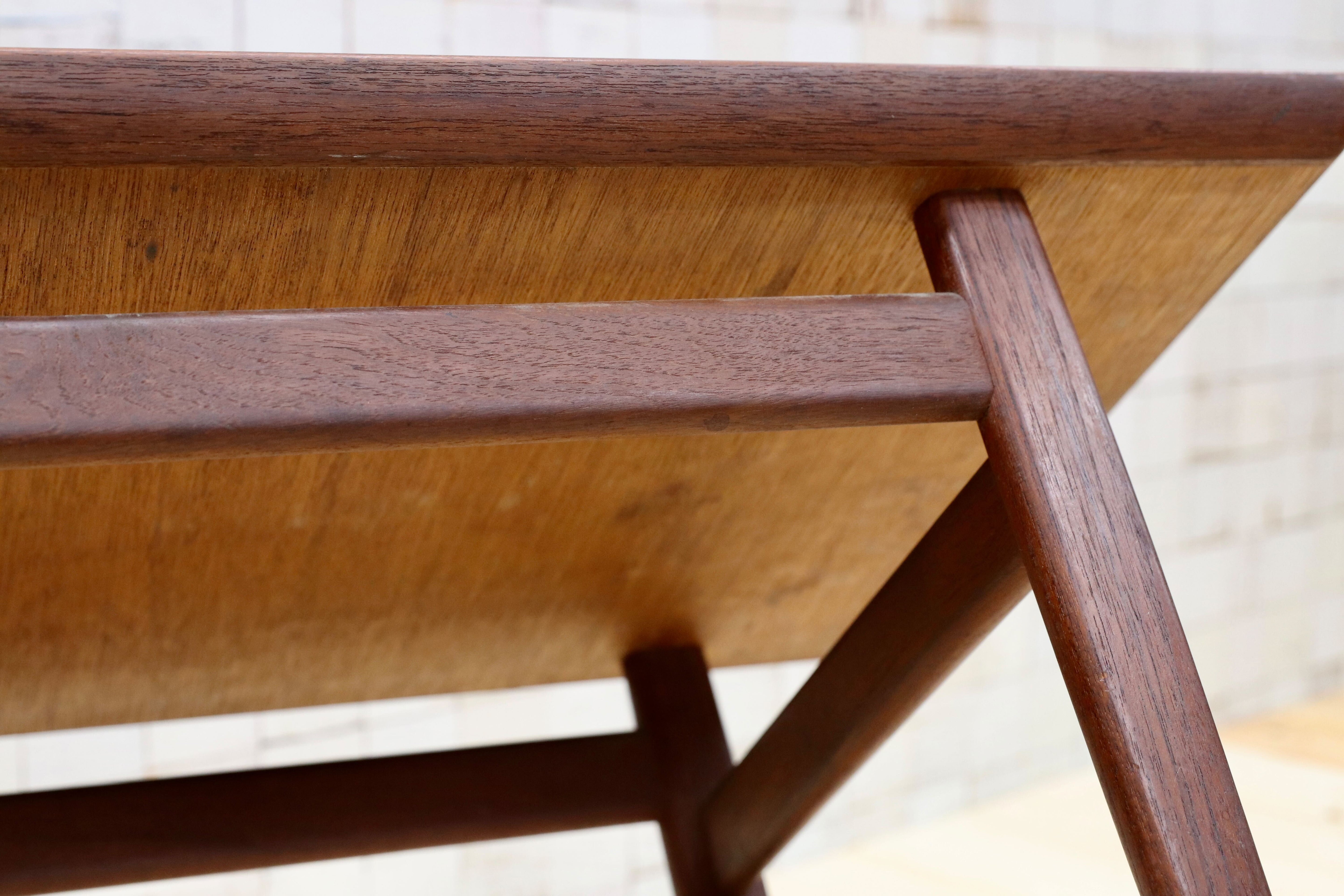 GMFK822○北欧ヴィンテージ センターテーブル リビングテーブル コーヒーテーブル ローテーブル チーク材 デンマーク製 検)オーレヴァンシャー