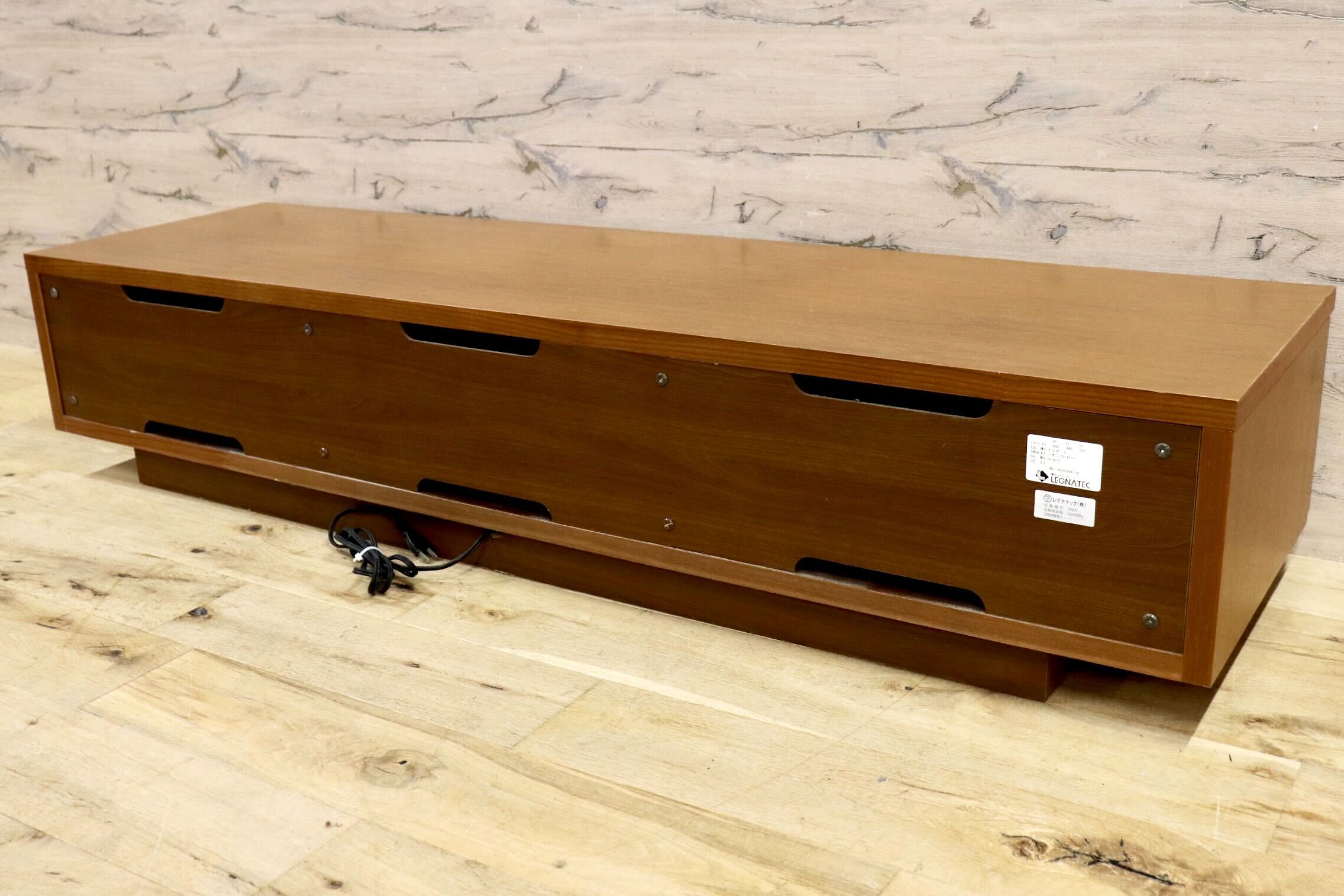 GMIH291○LEGNATEC / レグナテック シオン TVボード AVボード ローボード リビング収納 ウォールナット材 ナチュラル