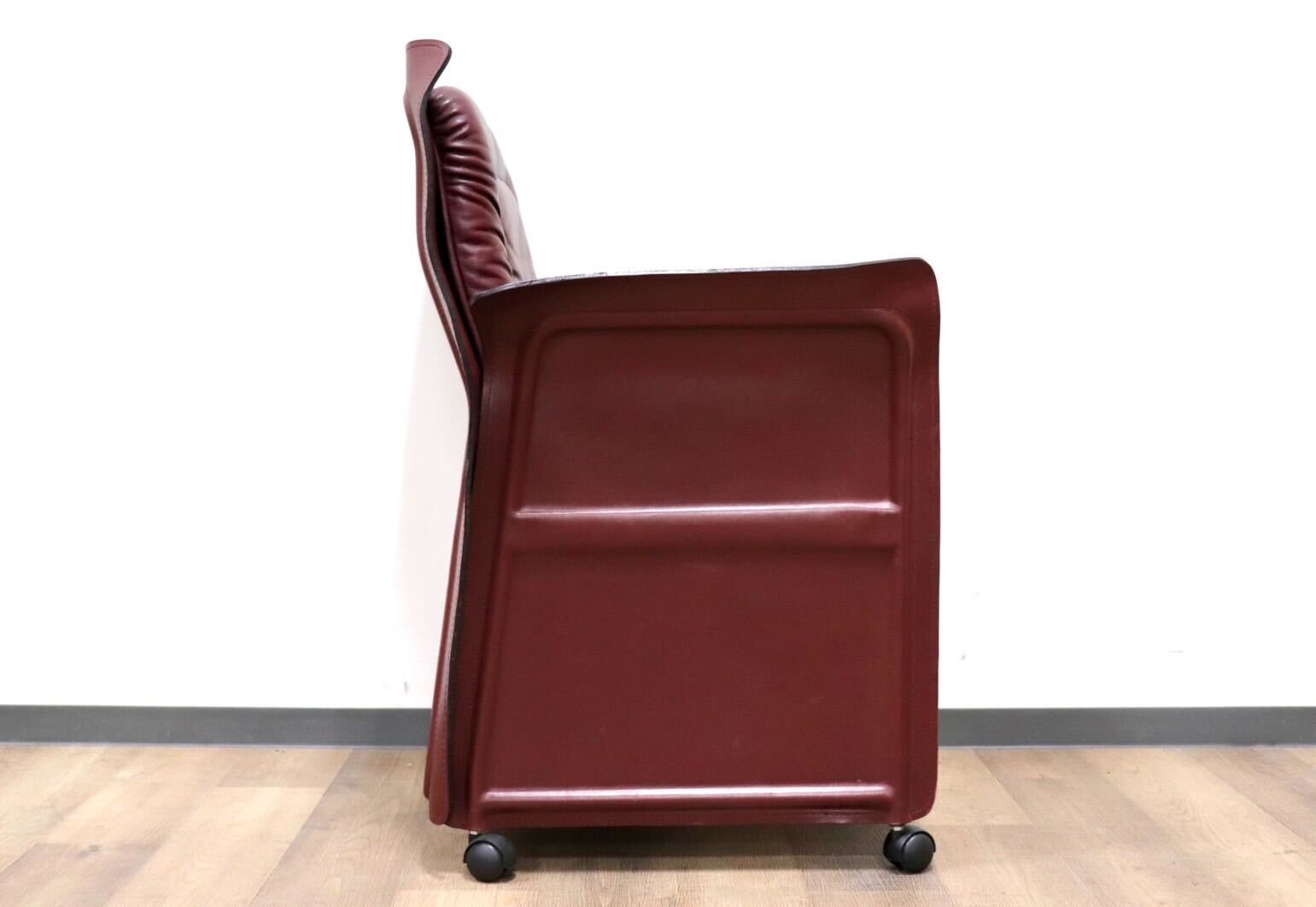 GMGK540A○i4Mariani / クアトロマリアーニ メトーラ イタリア製 ラウンジチェア エグゼクティブチェア 総革 約33万 検)カッシーナ B&B